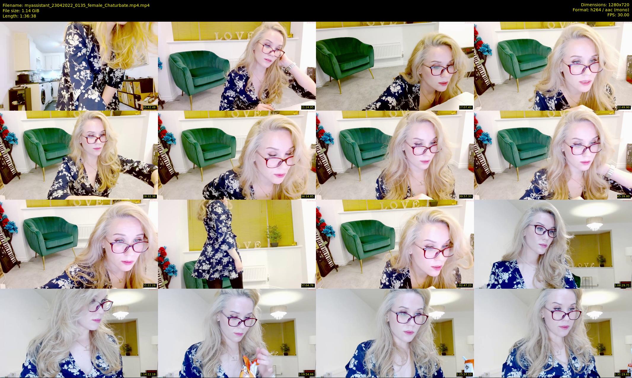 myassistant — 97 minute Chaturbate female cam show recording, 720p, Apr 23, 2022