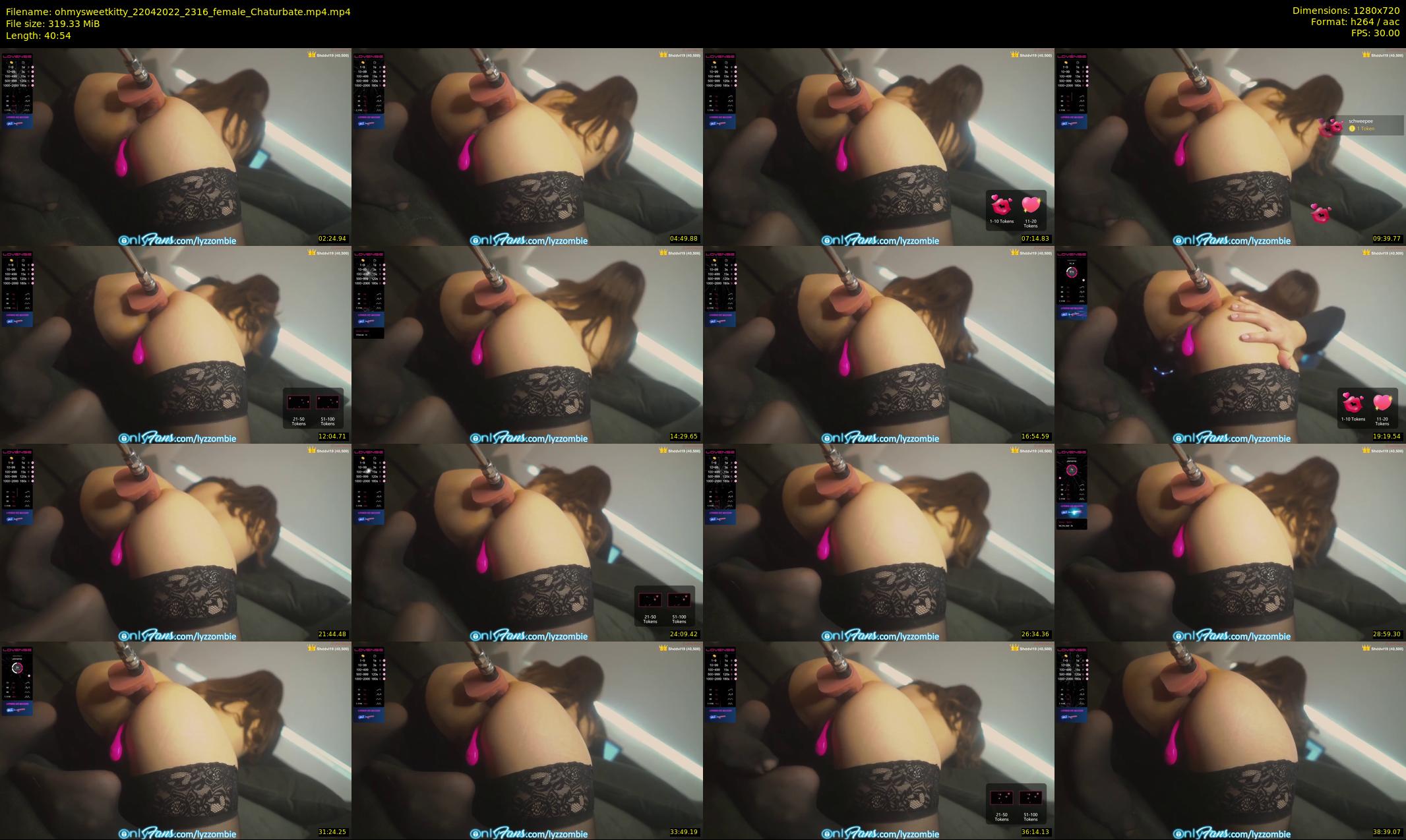 ohmysweetkitty — 41 minute Chaturbate female cam show recording, 720p, Apr 22, 2022