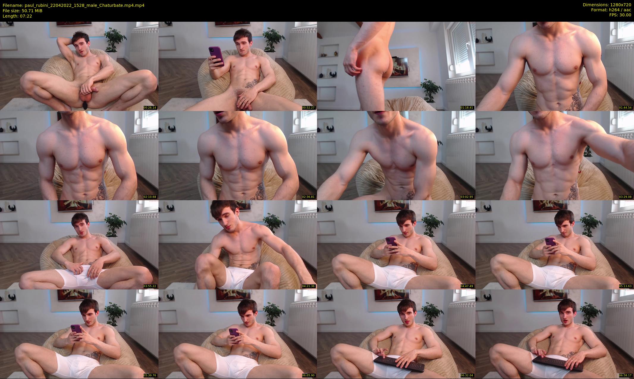 paul_rubini — 8 minute Chaturbate male cam show recording, 720p, Apr 22, 2022