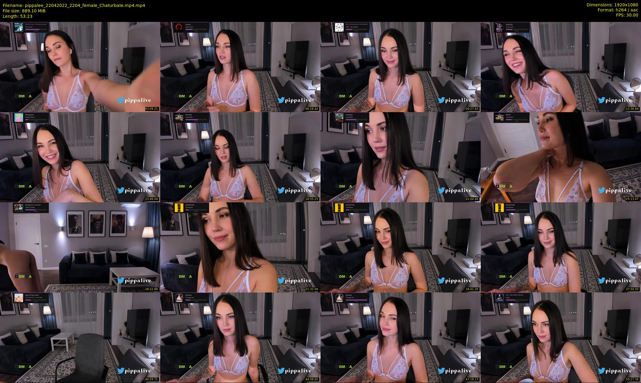 pippalee — 54 minute Chaturbate female cam show recording, 1080p, Apr 22, 2022