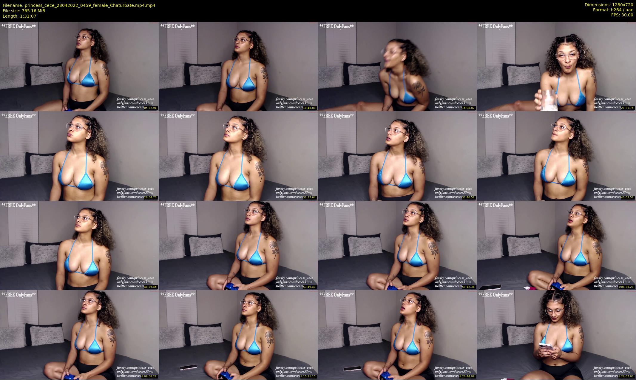 princess_cece — 92 minute Chaturbate female cam show recording, 720p, Apr 23, 2022