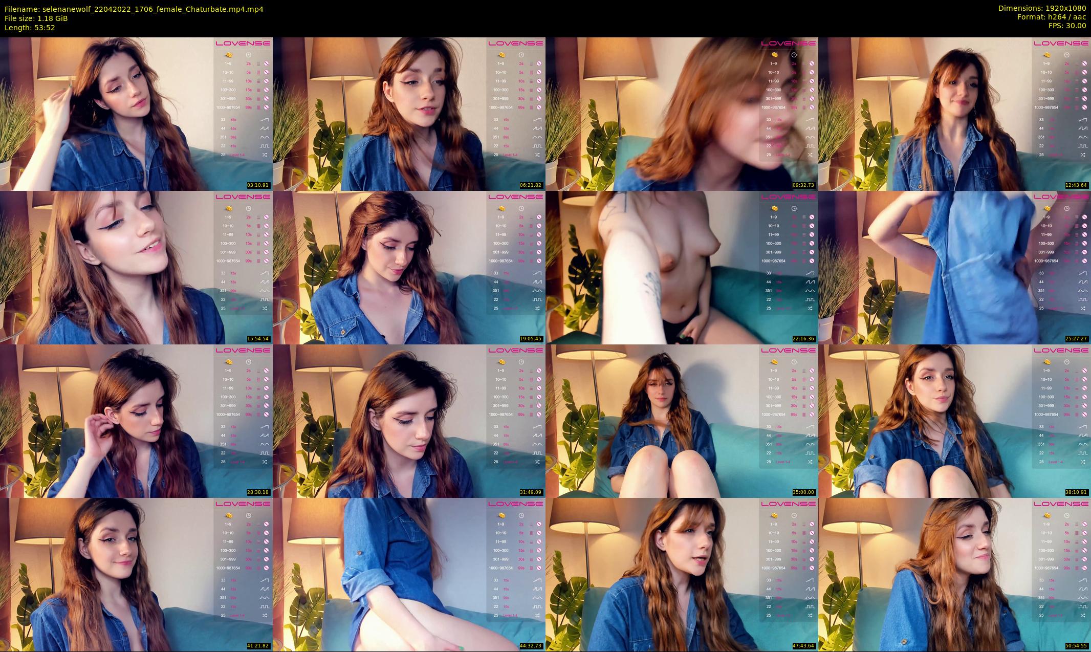selenanewolf — 54 minute Chaturbate couple cam show recording, 1080p, Apr 22, 2022