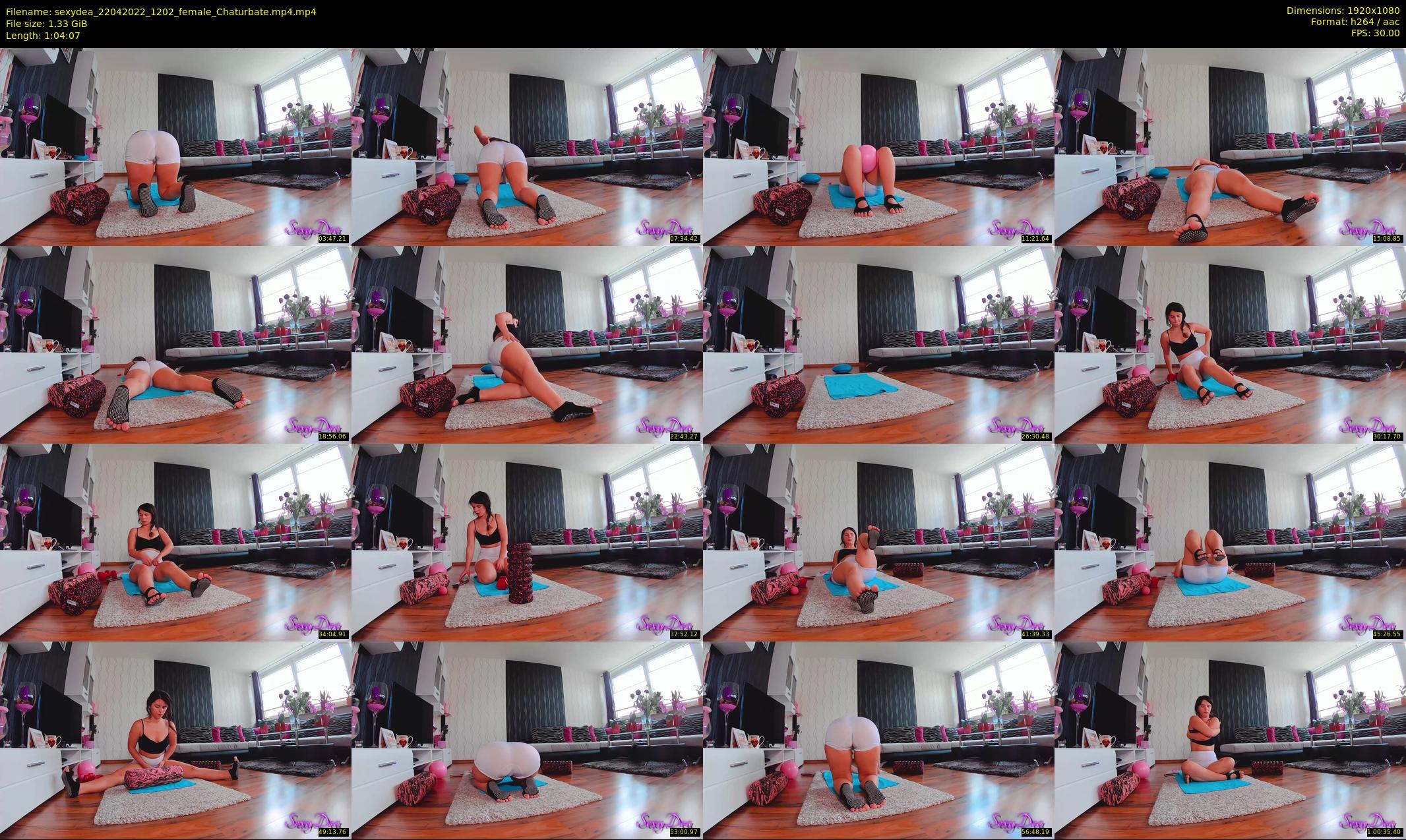 sexydea — 65 minute Chaturbate female cam show recording, 1080p, Apr 22, 2022
