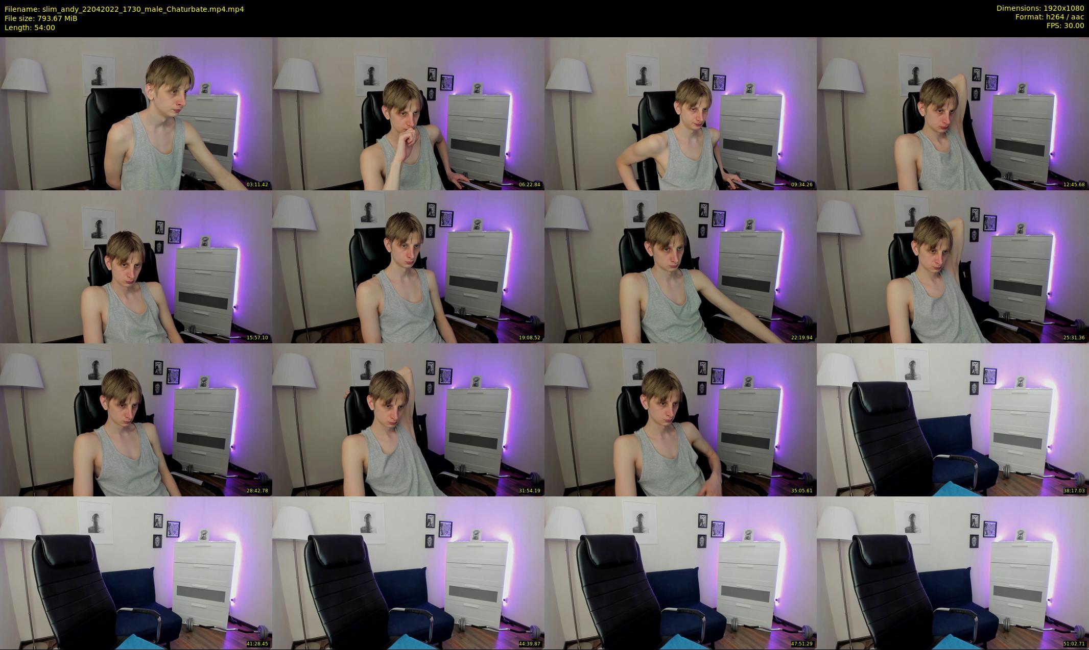 slim_andy — 54 minute Chaturbate male cam show recording, 1080p, Apr 22, 2022