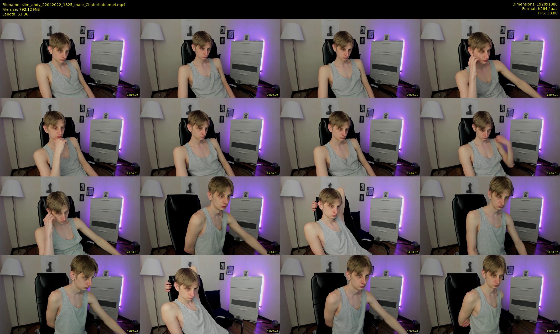 slim_andy — 54 minute Chaturbate male cam show recording, 1080p, Apr 22, 2022