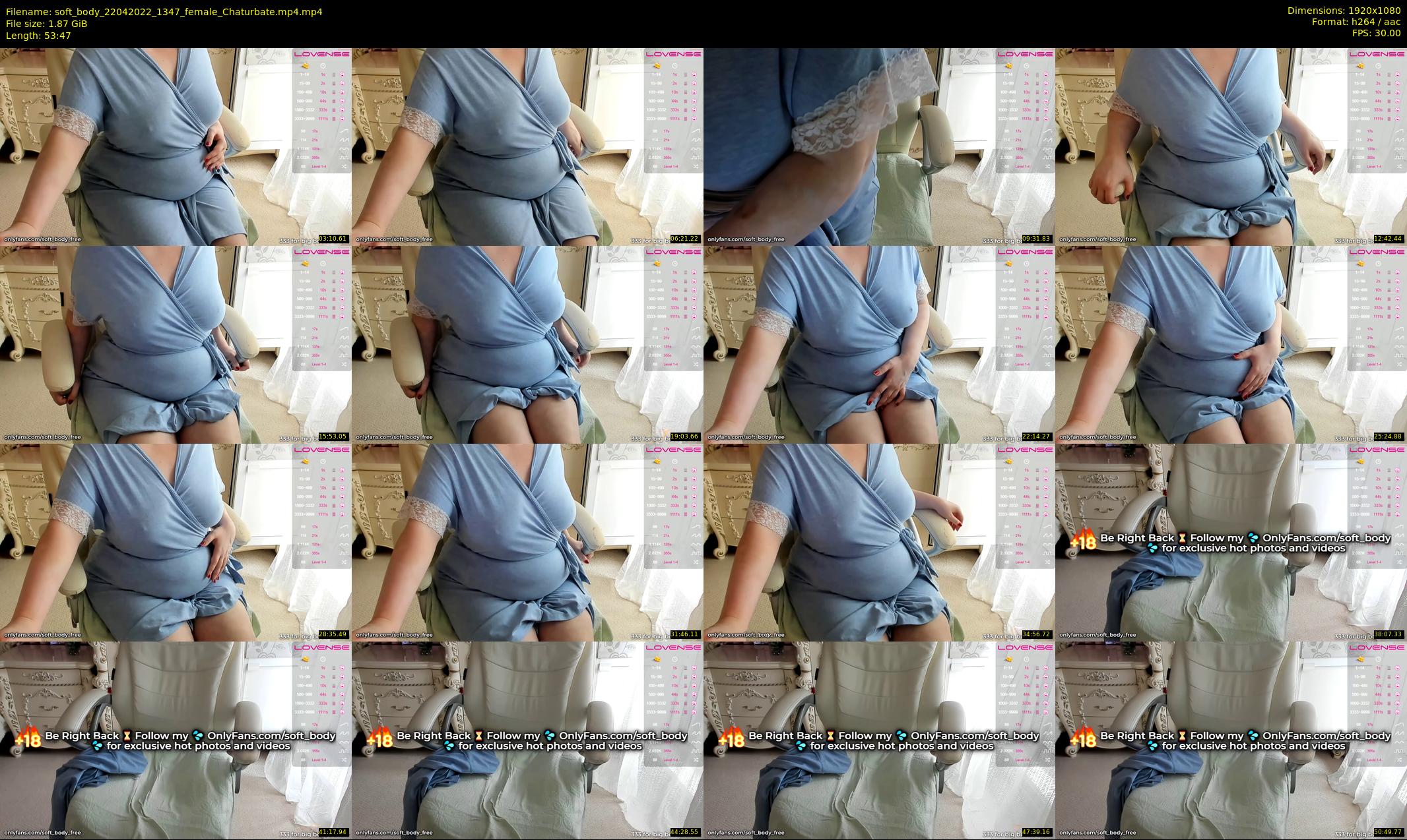 soft_body — 54 minute Chaturbate female cam show recording, 1080p, Apr 22, 2022
