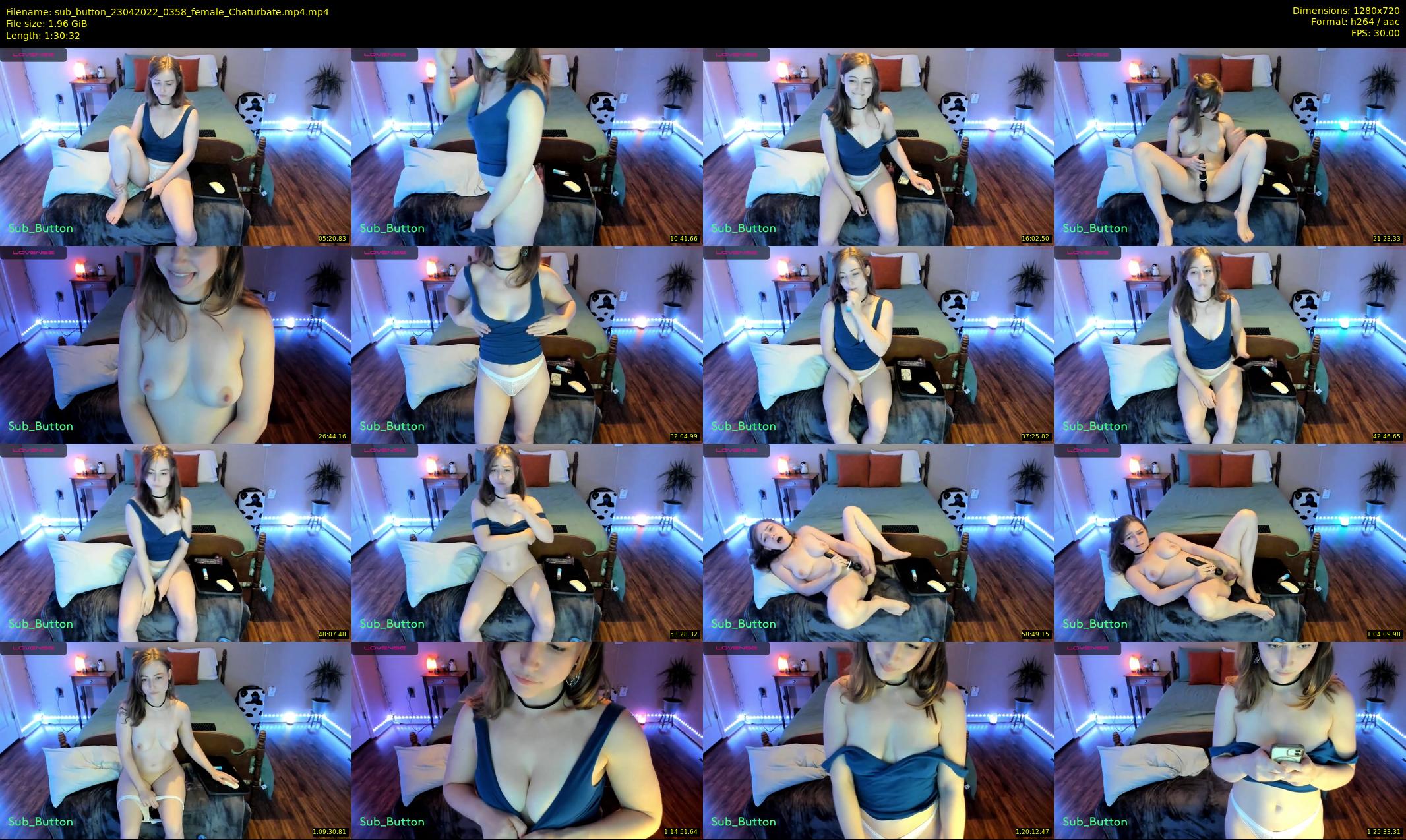 sub_button — 91 minute Chaturbate female cam show recording, 720p, Apr 23, 2022