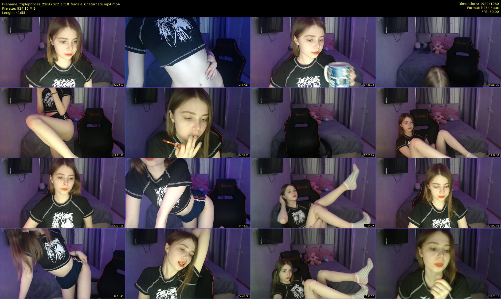 tripleprinces — 42 minute Chaturbate female cam show recording, 1080p, Apr 22, 2022
