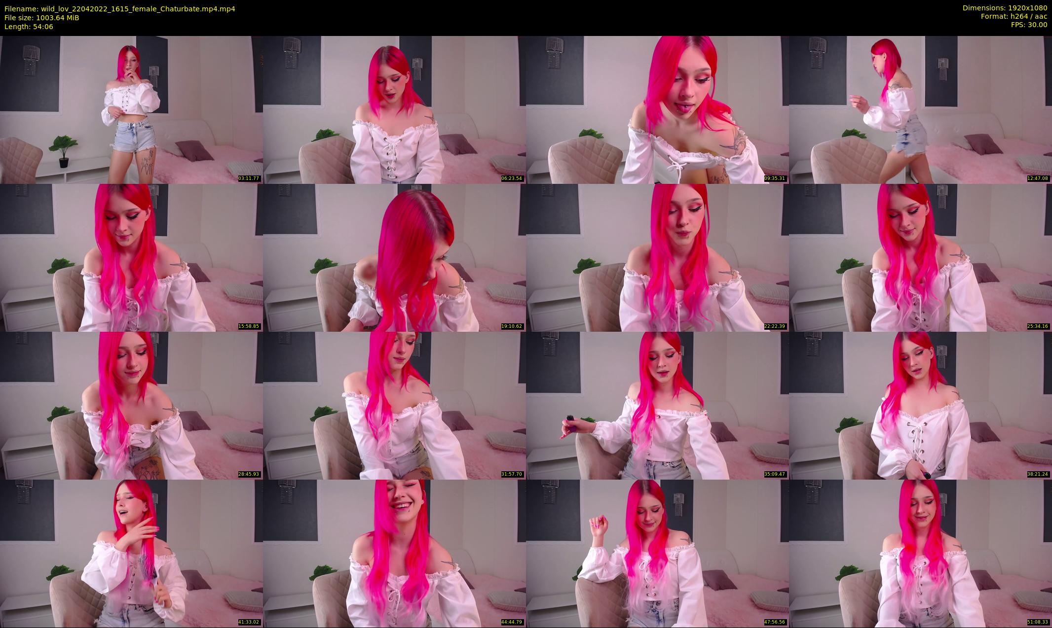 wild_lov — 55 minute Chaturbate female cam show recording, 1080p, Apr 22, 2022