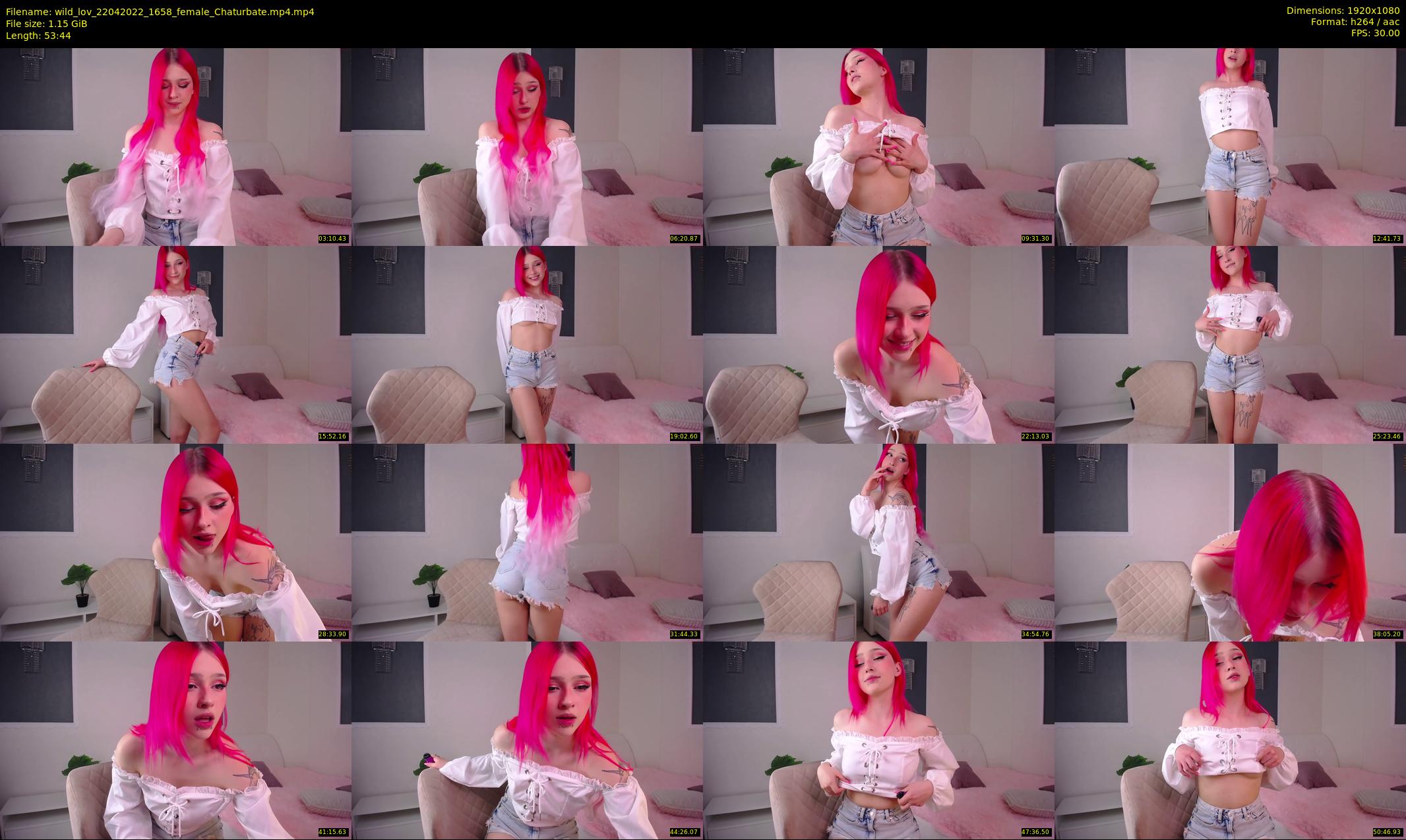 wild_lov — 54 minute Chaturbate female cam show recording, 1080p, Apr 22, 2022