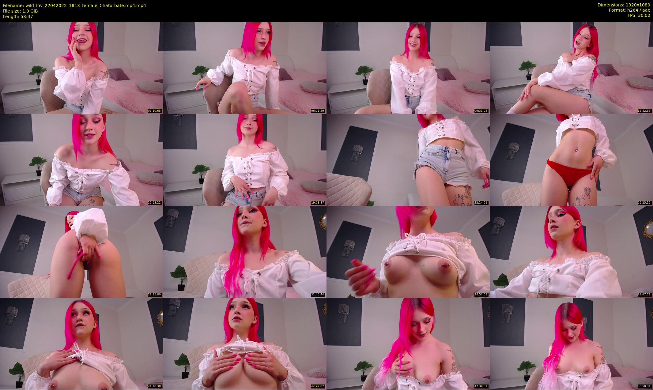 wild_lov — 54 minute Chaturbate female cam show recording, 1080p, Apr 22, 2022