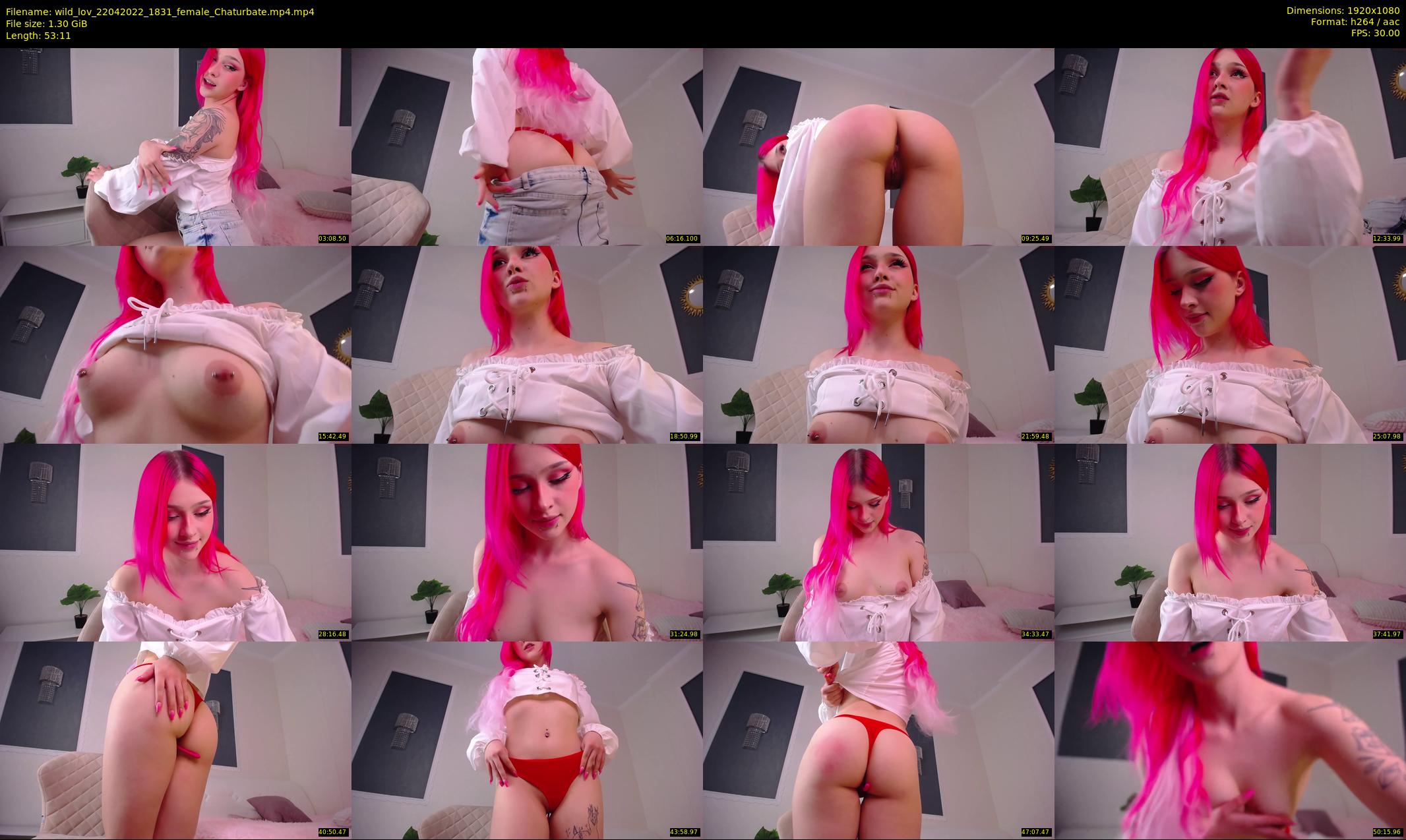 wild_lov — 54 minute Chaturbate female cam show recording, 1080p, Apr 22, 2022