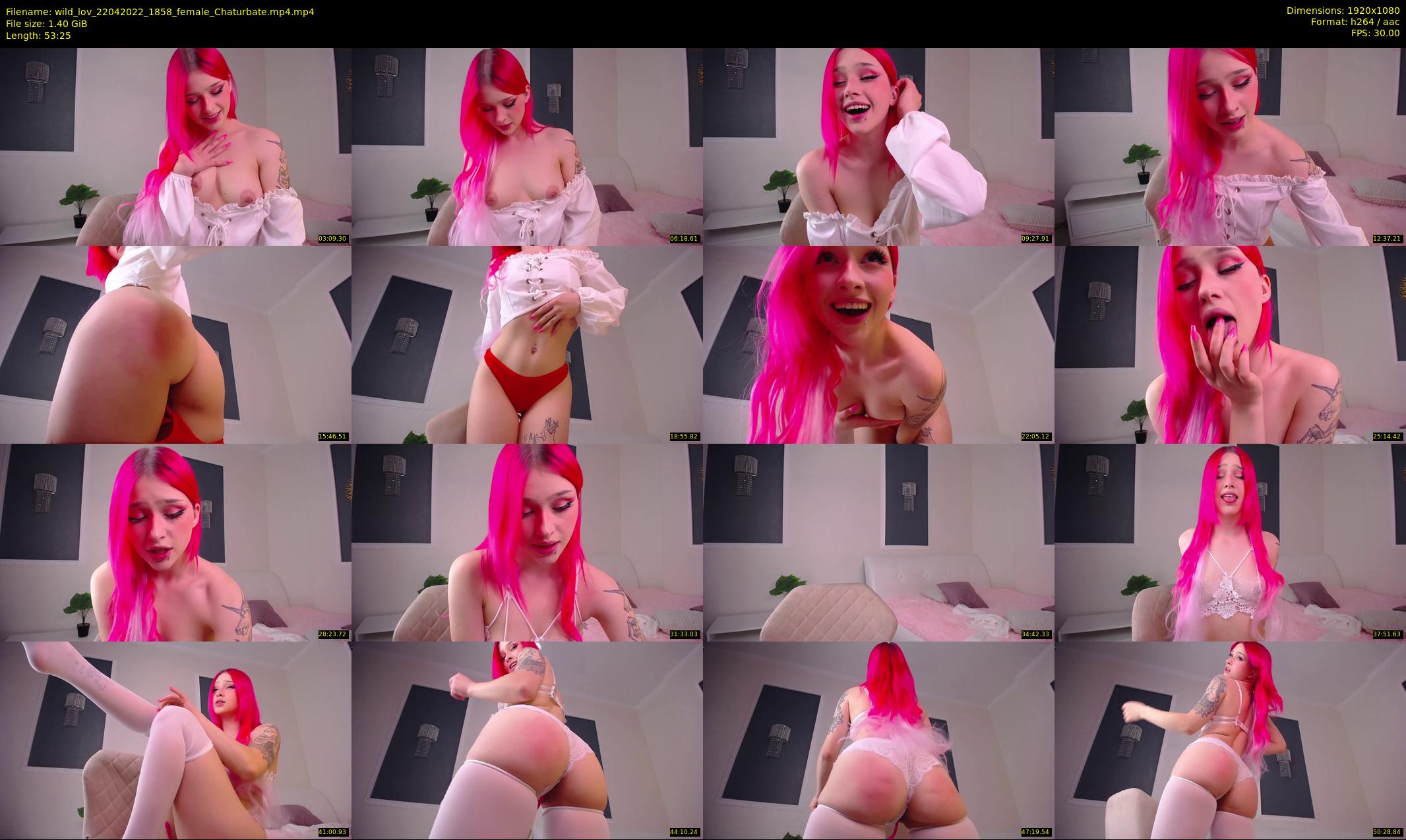 wild_lov — 54 minute Chaturbate female cam show recording, 1080p, Apr 22, 2022