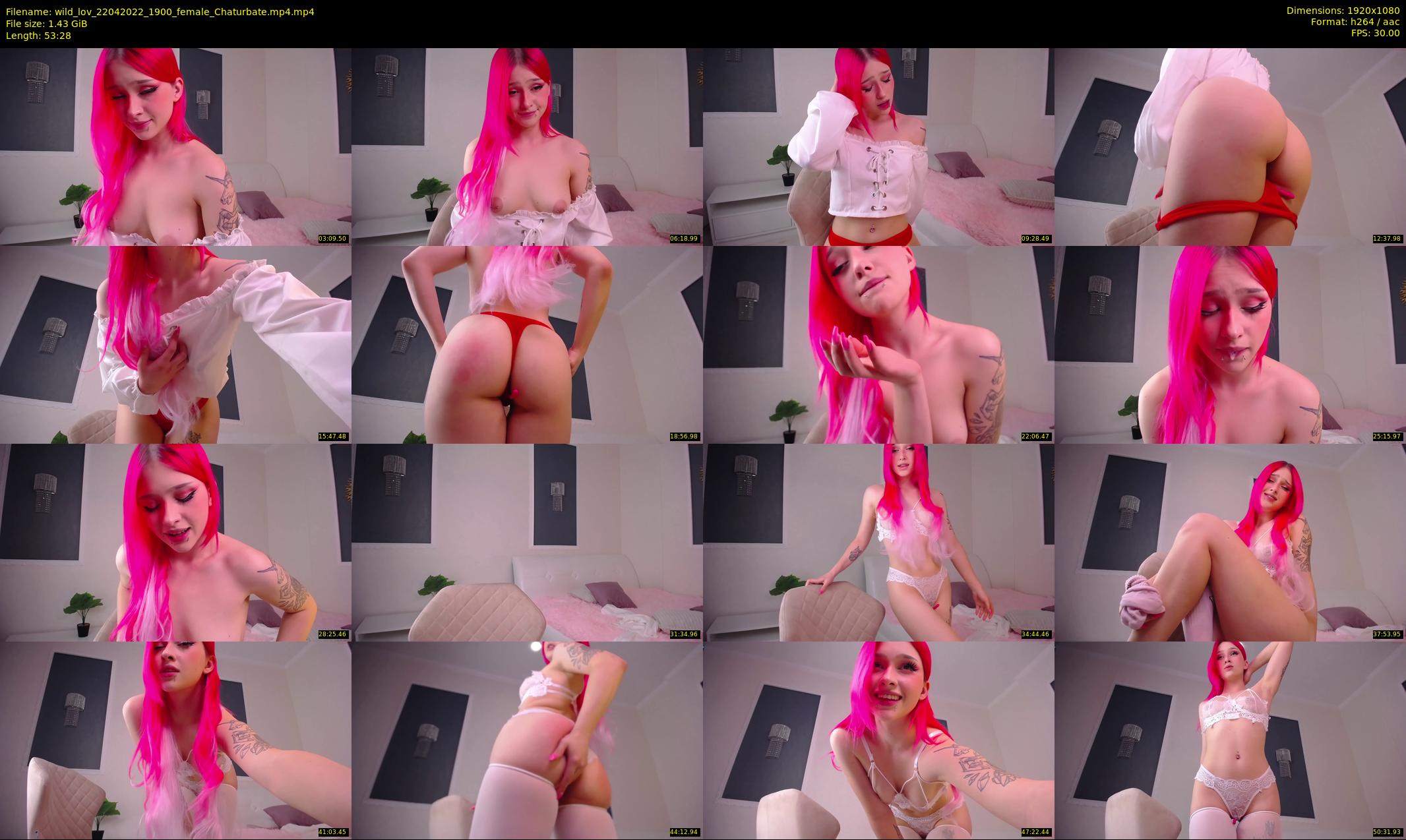 wild_lov — 54 minute Chaturbate female cam show recording, 1080p, Apr 22, 2022