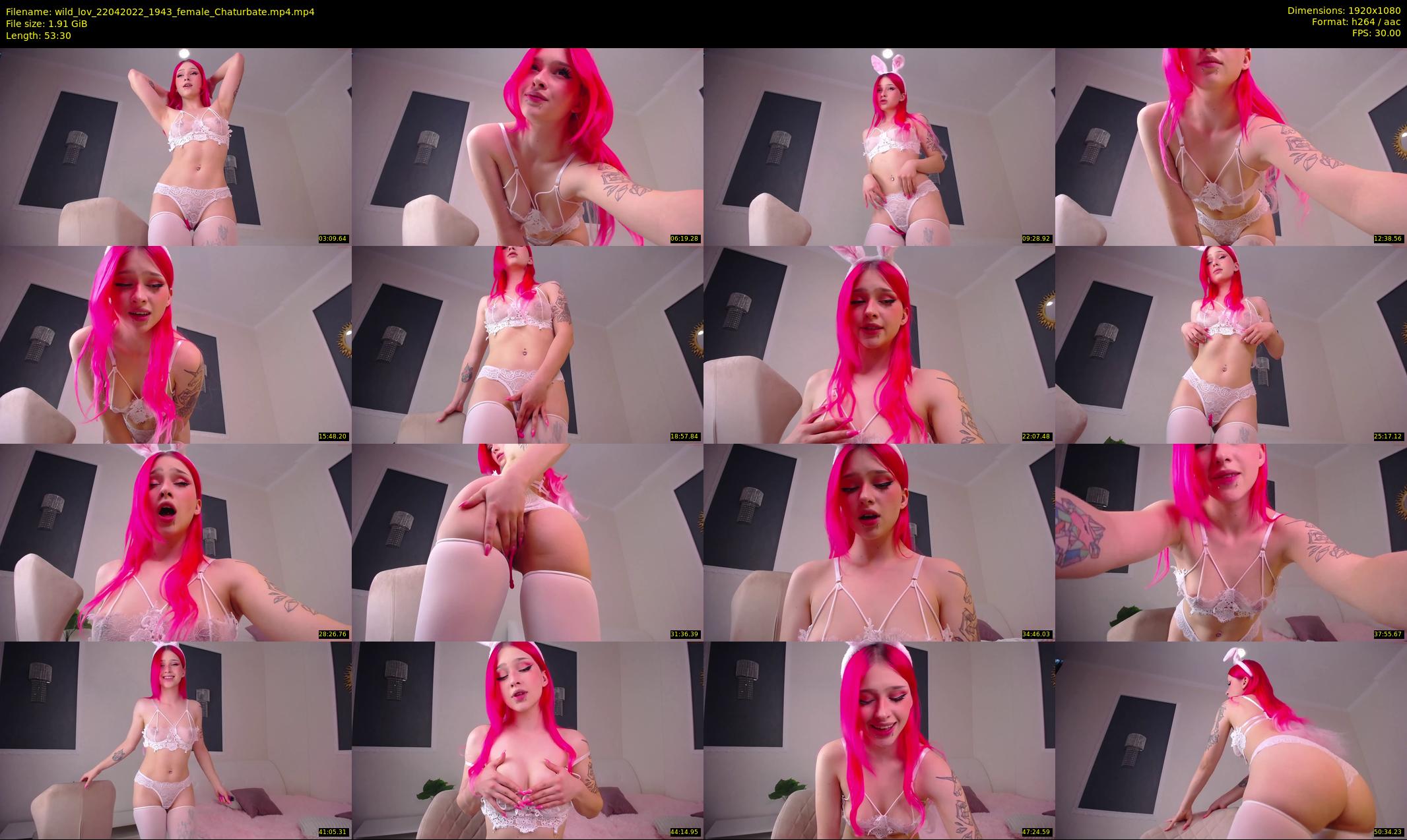 wild_lov — 54 minute Chaturbate female cam show recording, 1080p, Apr 22, 2022