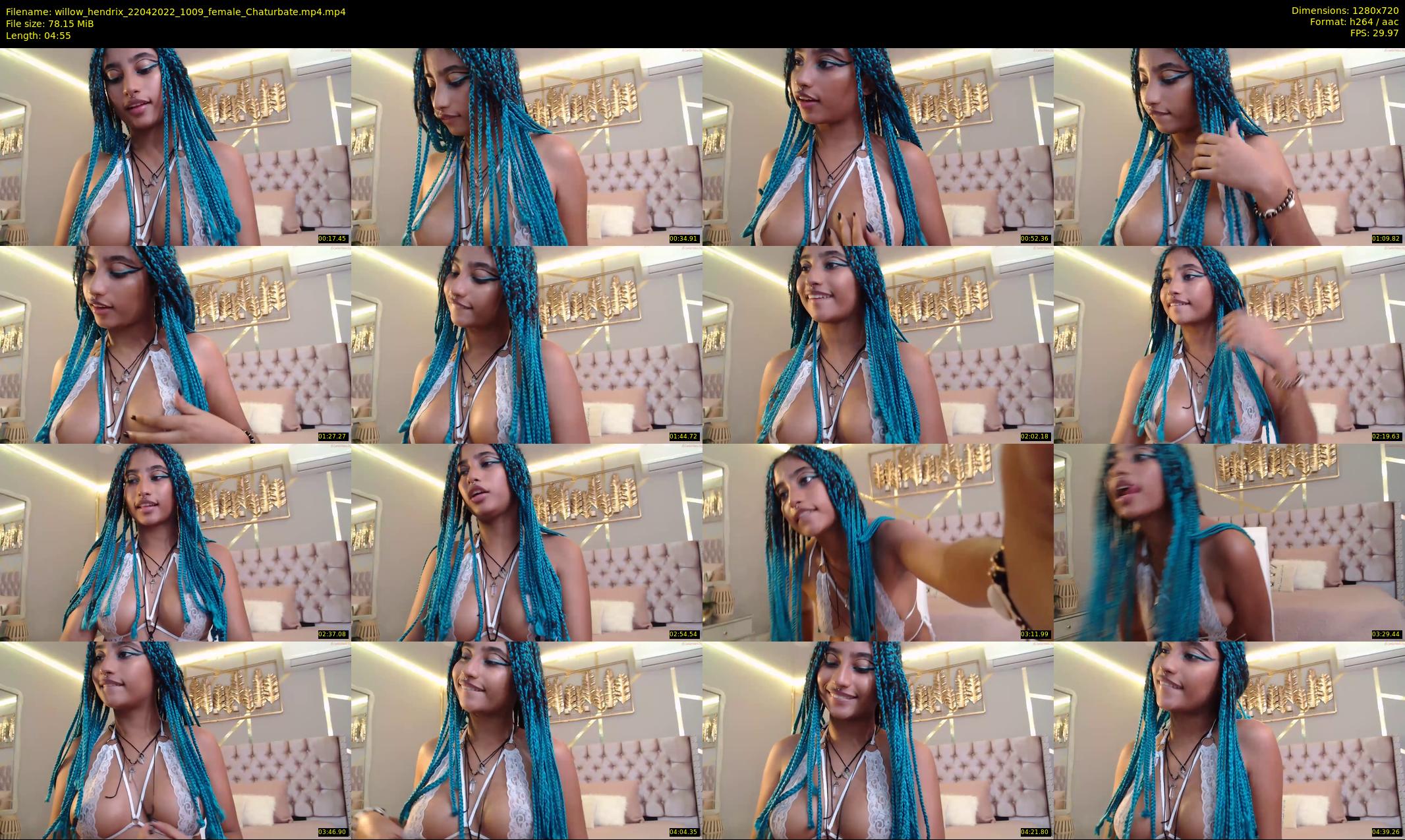 willow_hendrix — 5 minute Chaturbate female cam show recording, 720p, Apr 22, 2022