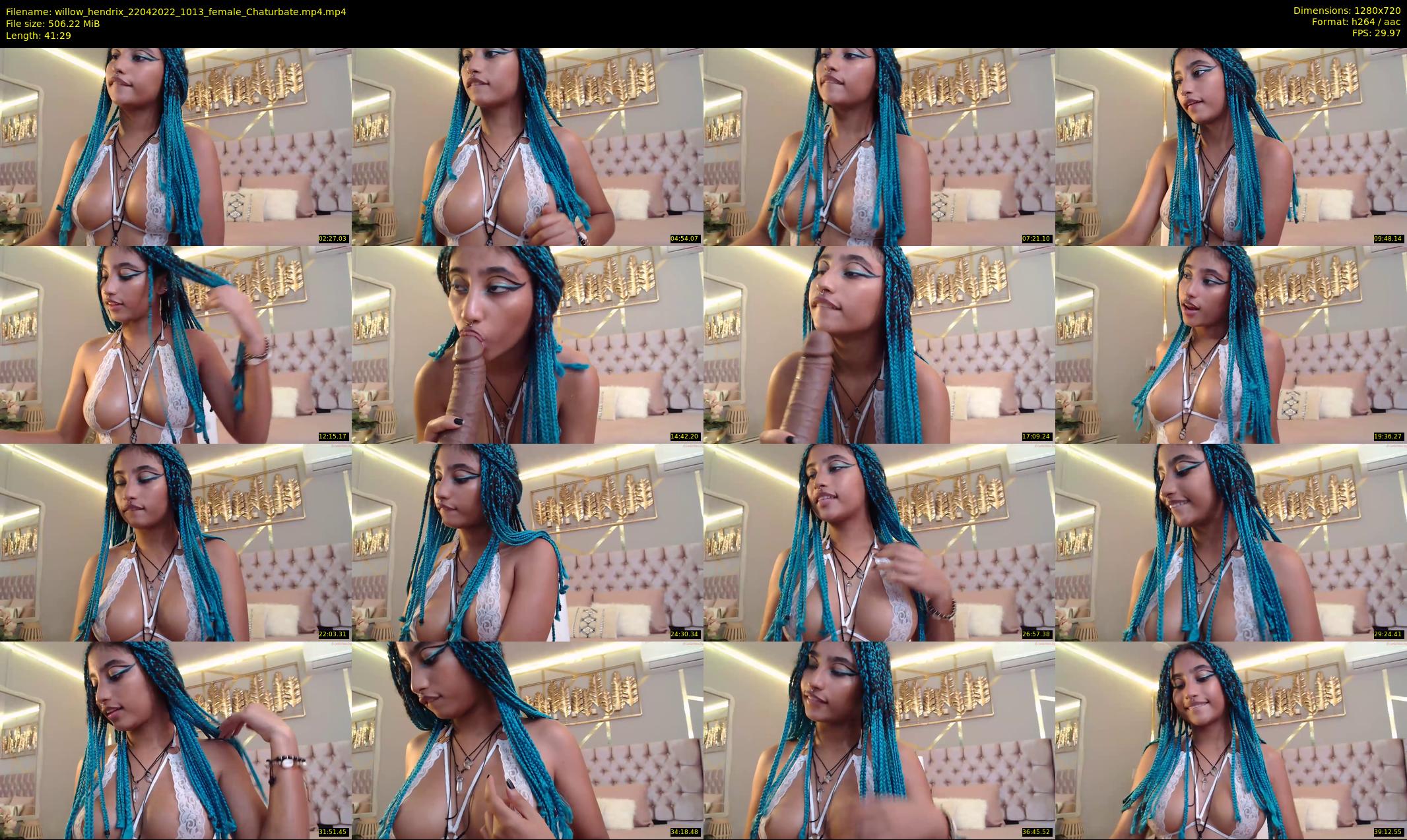 willow_hendrix — 42 minute Chaturbate female cam show recording, 720p, Apr 22, 2022