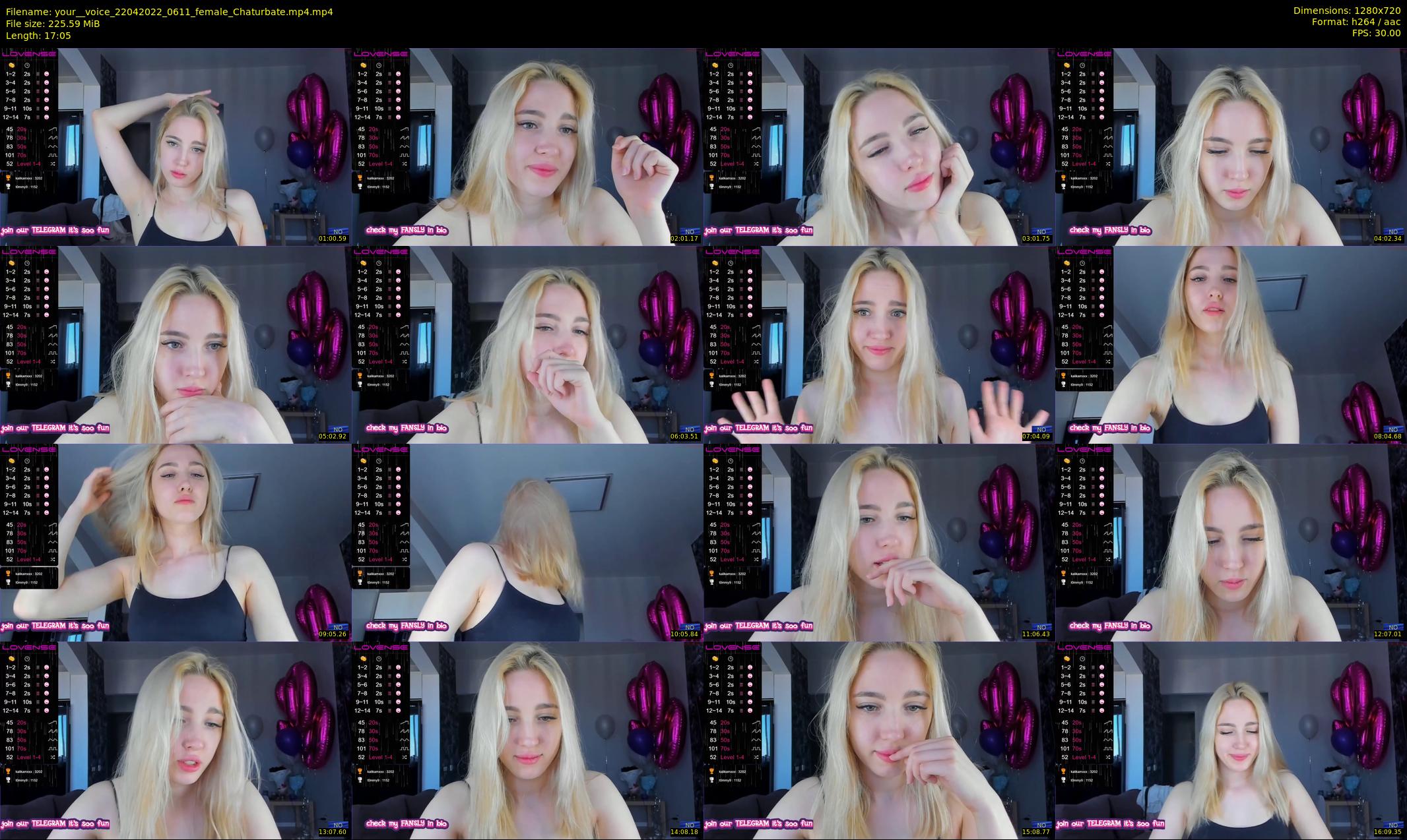 your__voice — 18 minute Chaturbate female cam show recording, 720p, Apr 22, 2022