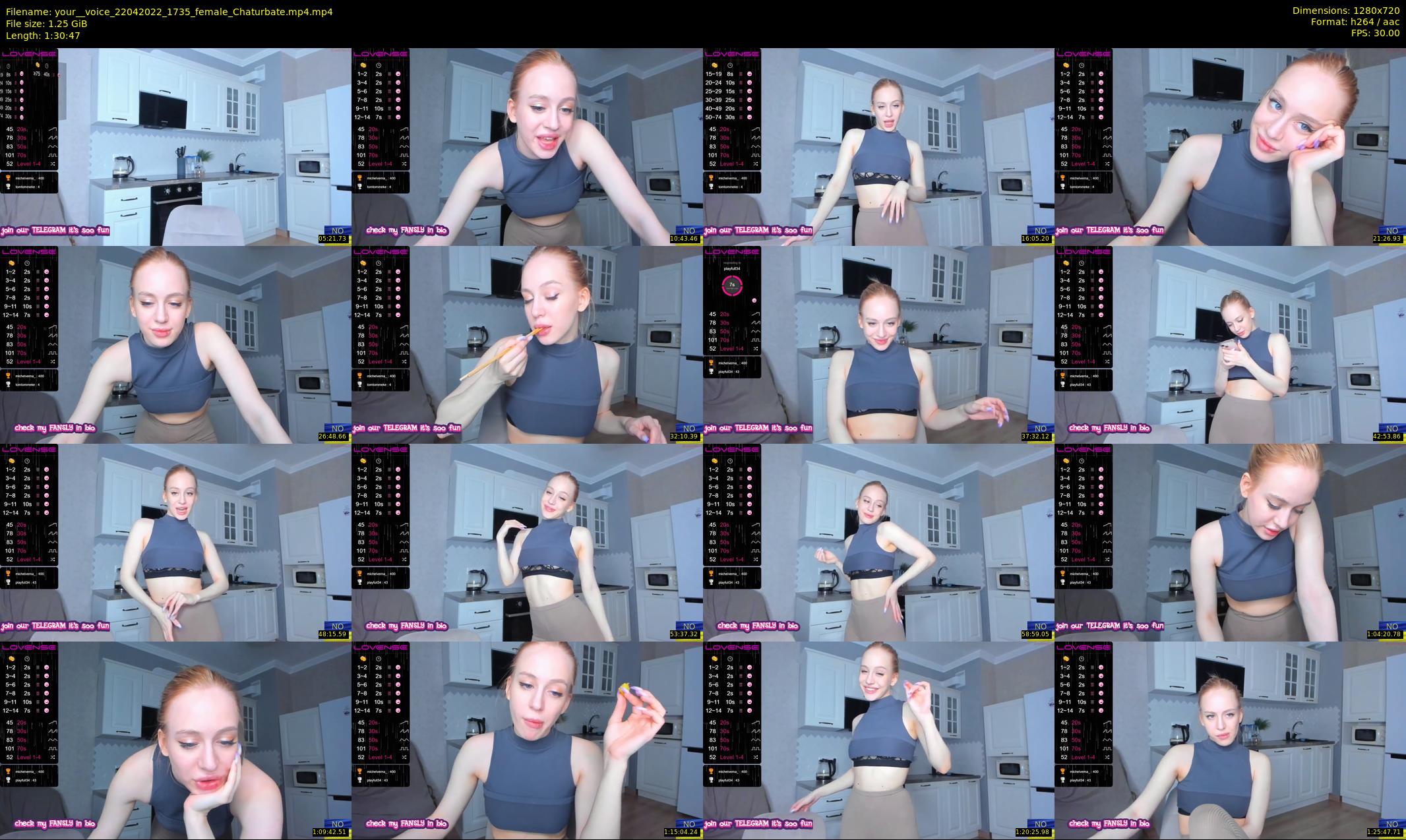 your__voice — 91 minute Chaturbate female cam show recording, 720p, Apr 22, 2022
