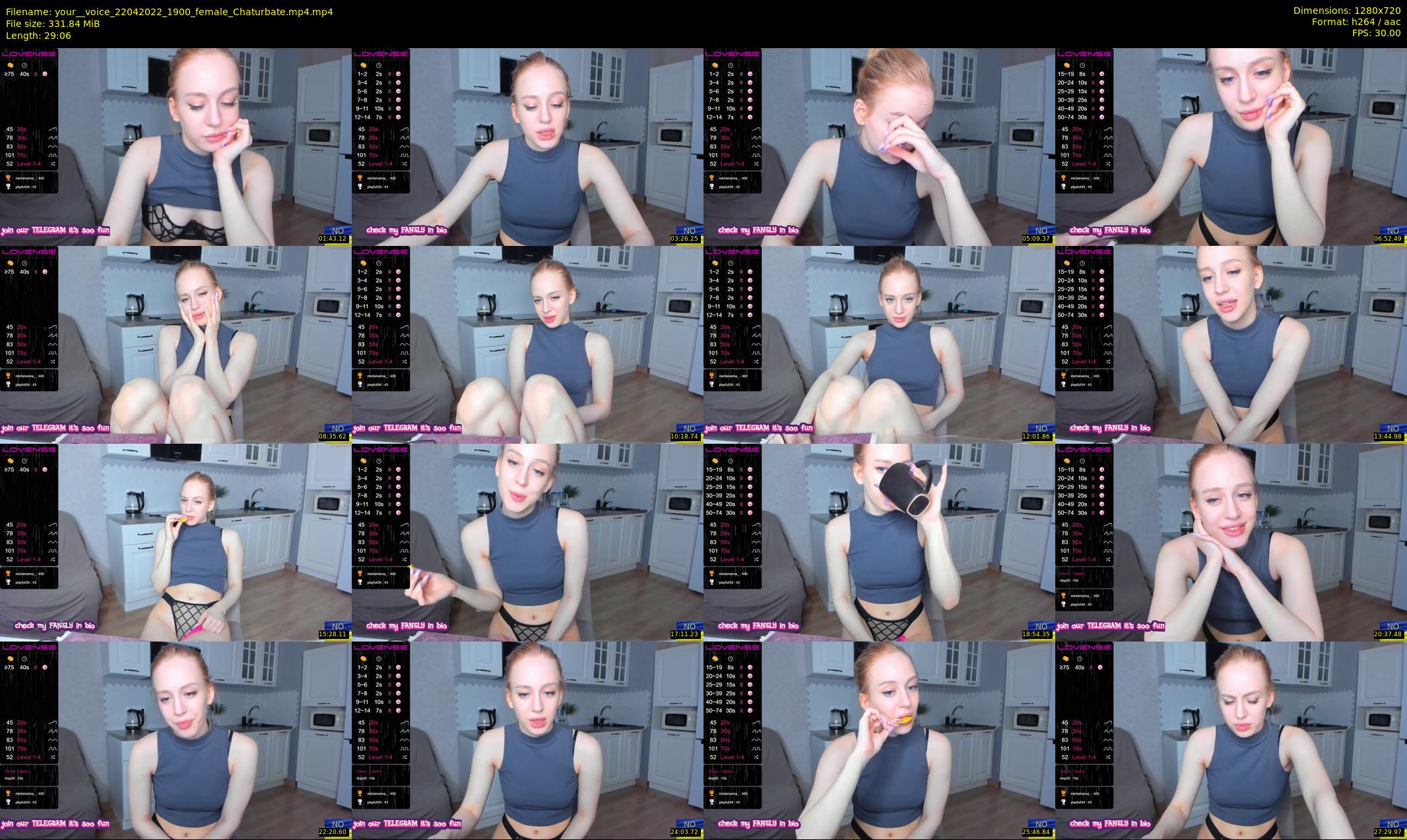 your__voice — 30 minute Chaturbate female cam show recording, 720p, Apr 22, 2022