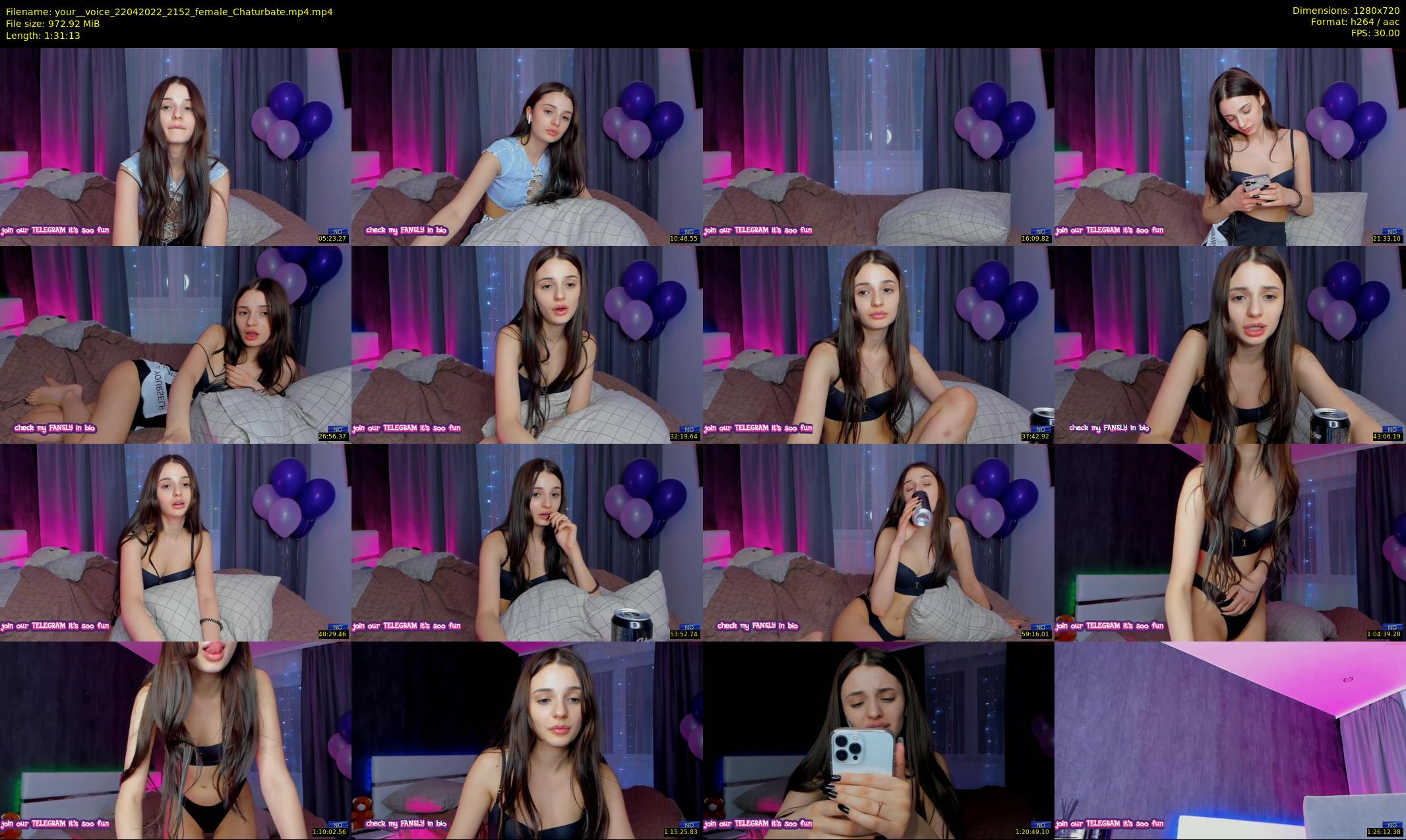 your__voice — 92 minute Chaturbate female cam show recording, 720p, Apr 22, 2022