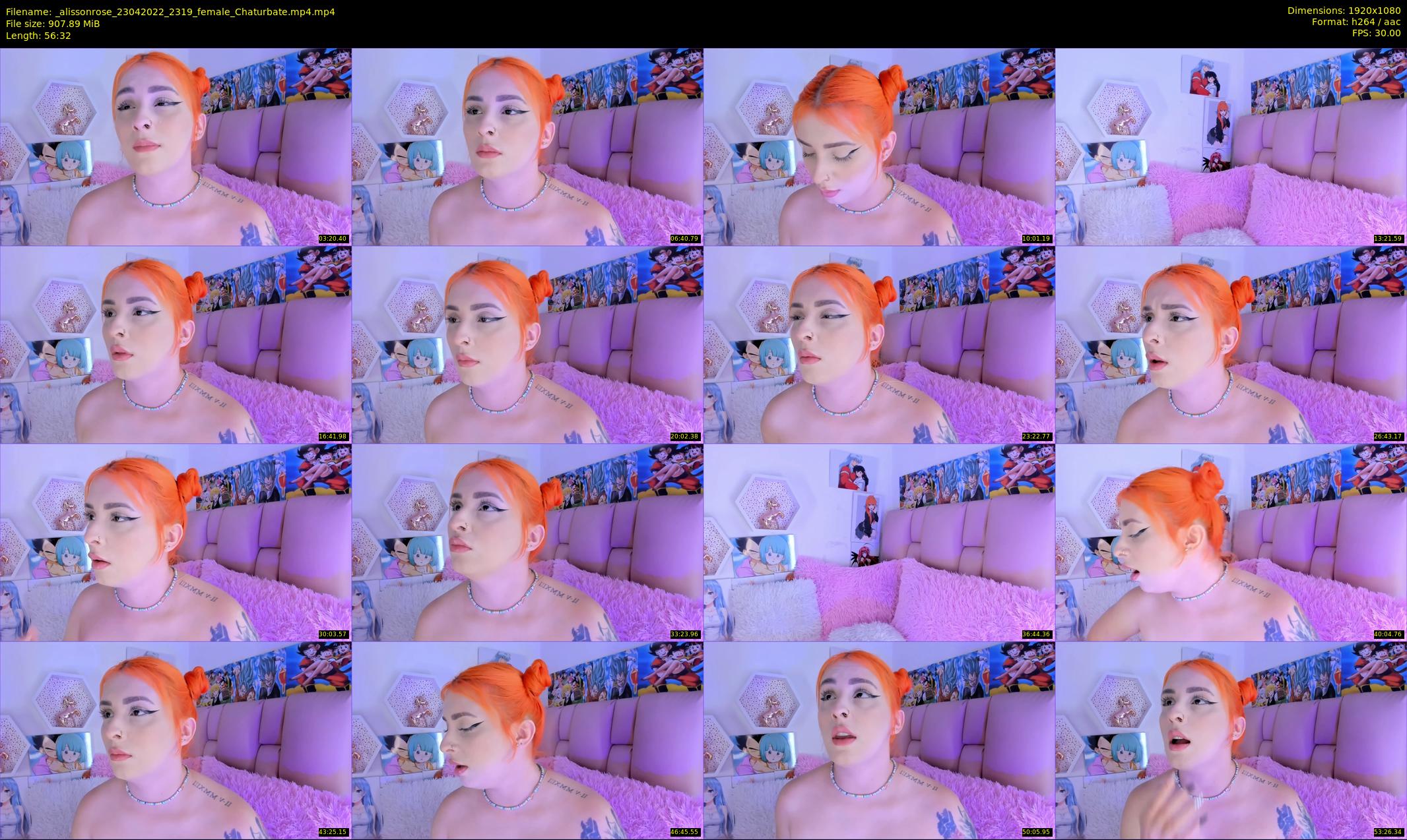 _alissonrose — 57 minute Chaturbate female cam show recording, 1080p, Apr 23, 2022