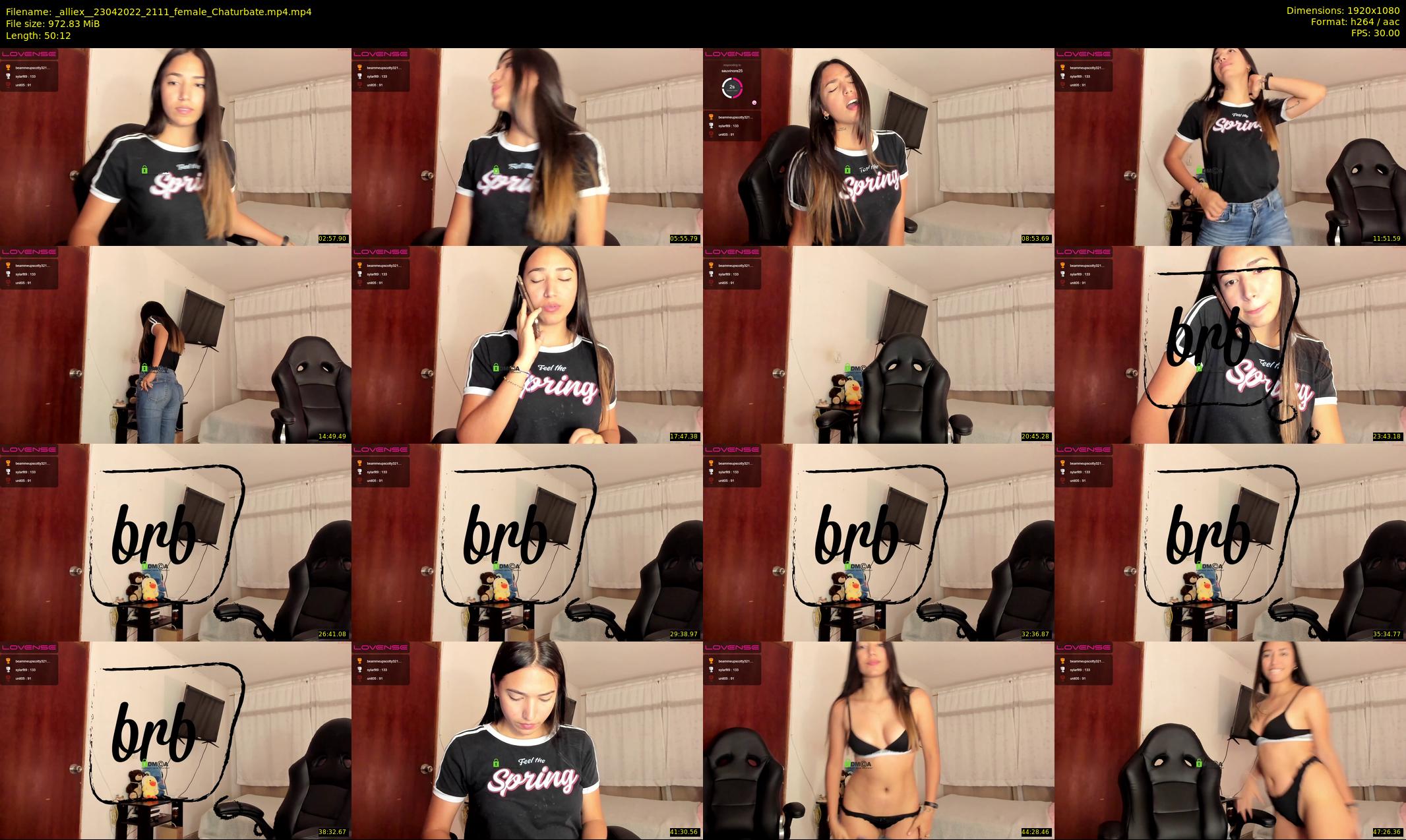 _alliex_ — 51 minute Chaturbate female cam show recording, 1080p, Apr 23, 2022