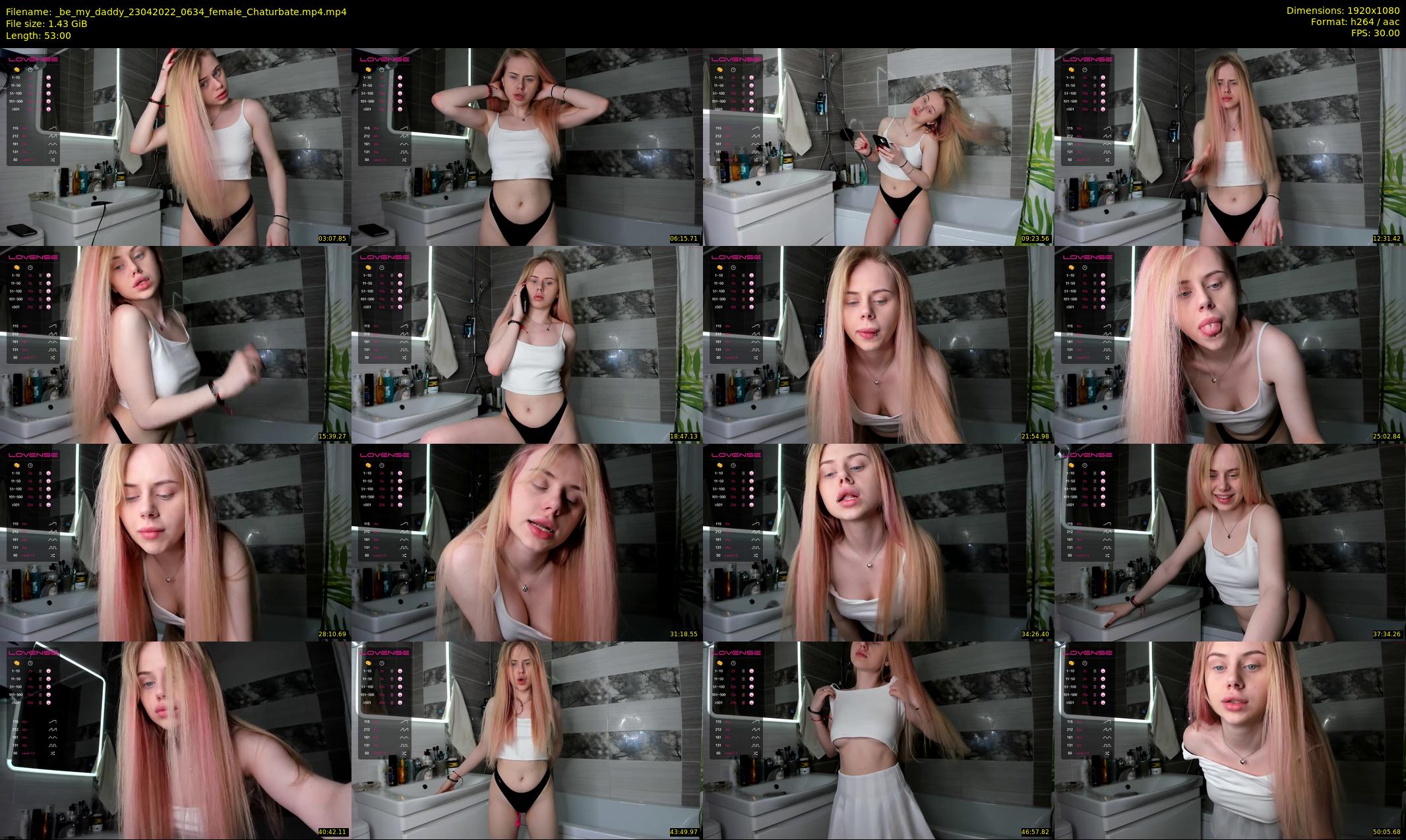_be_my_daddy — 53 minute Chaturbate female cam show recording, 1080p, Apr 23, 2022