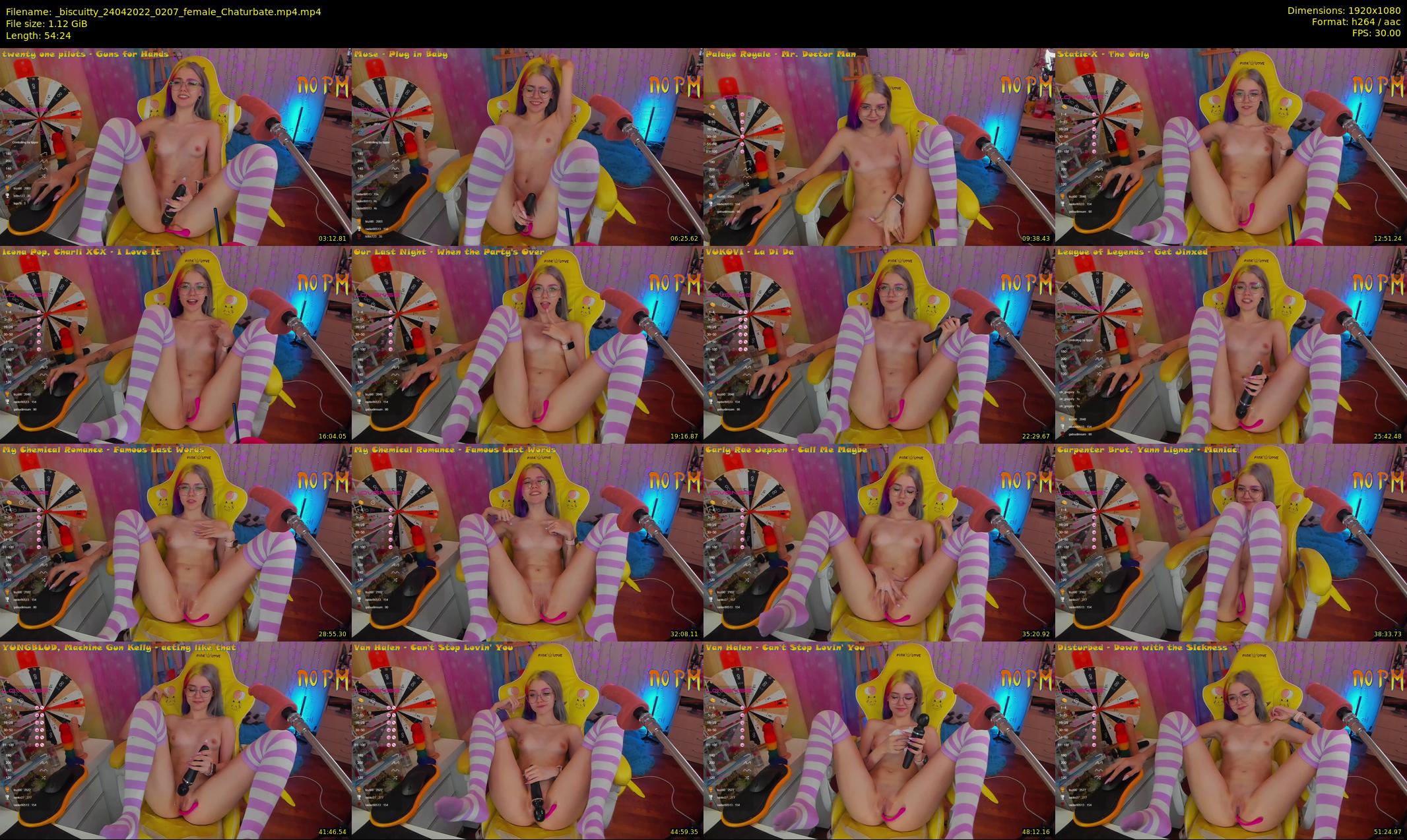_biscuitty — 55 minute Chaturbate female cam show recording, 1080p, Apr 24, 2022