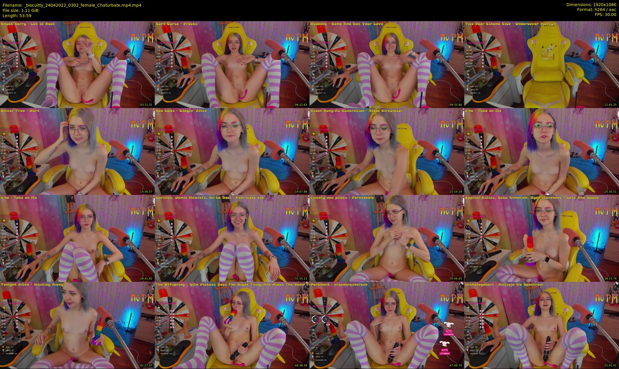 _biscuitty — 54 minute Chaturbate female cam show recording, 1080p, Apr 24, 2022