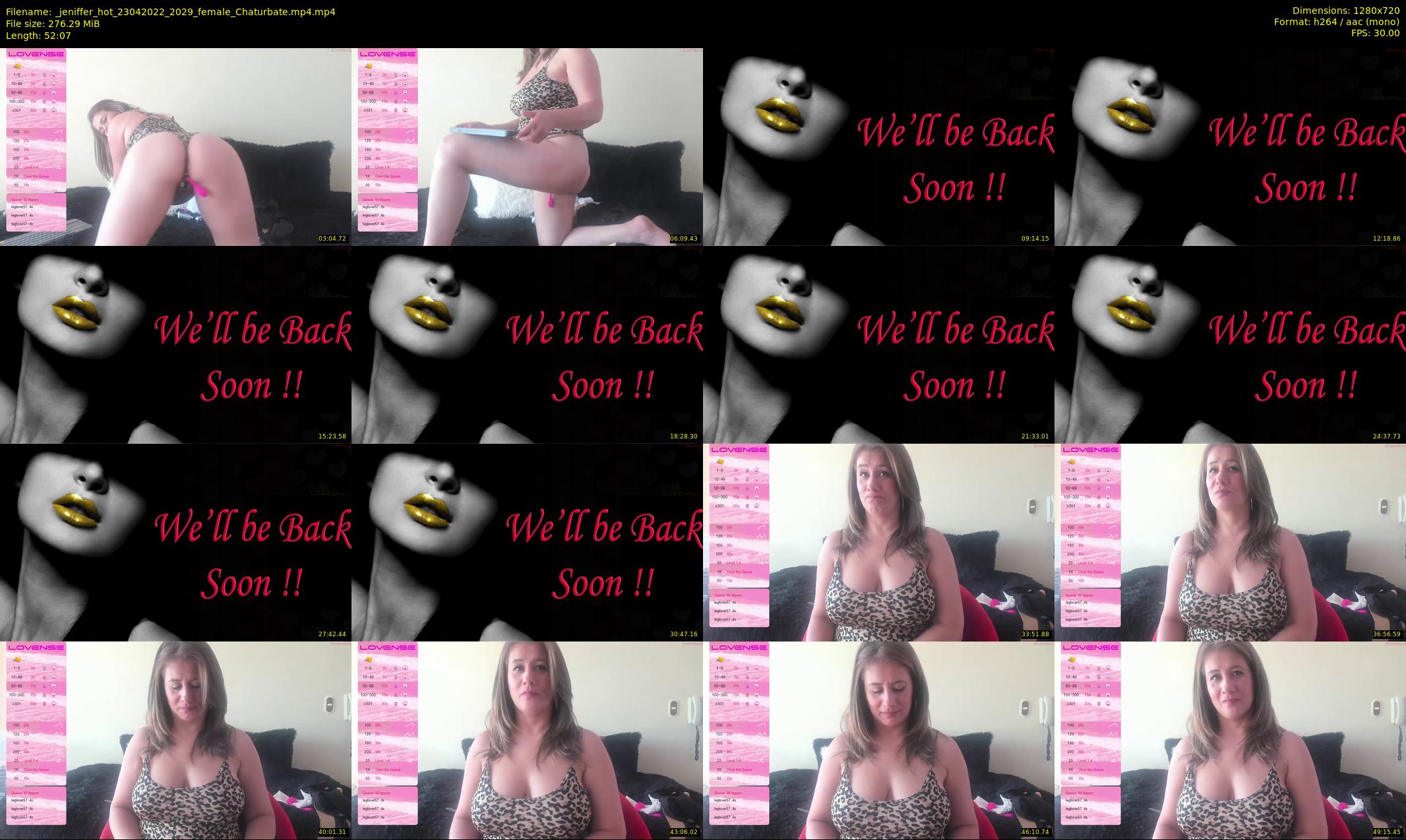 _jeniffer_hot — 53 minute Chaturbate female cam show recording, 720p, Apr 23, 2022