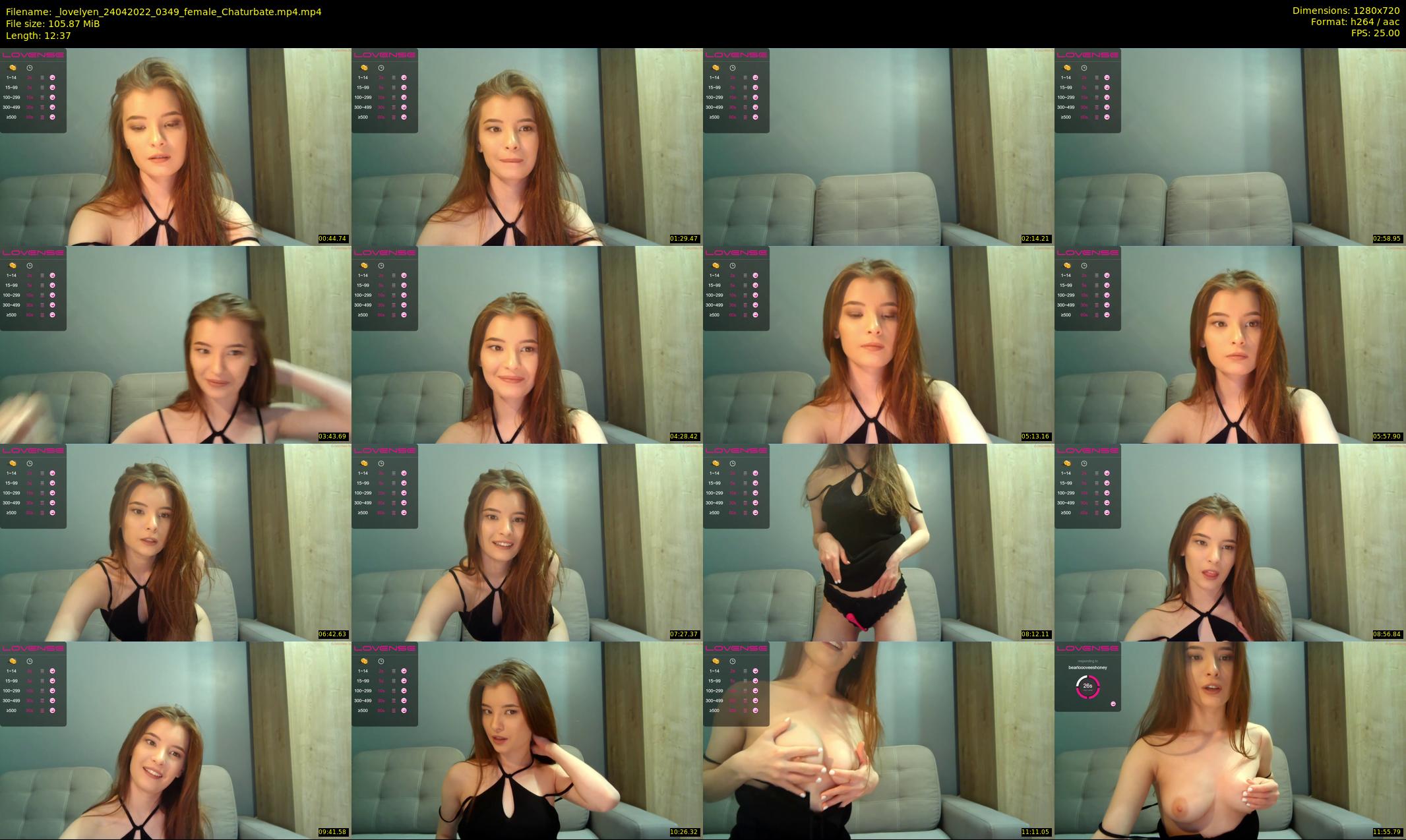 _lovelyen — 13 minute Chaturbate female cam show recording, 720p, Apr 24, 2022