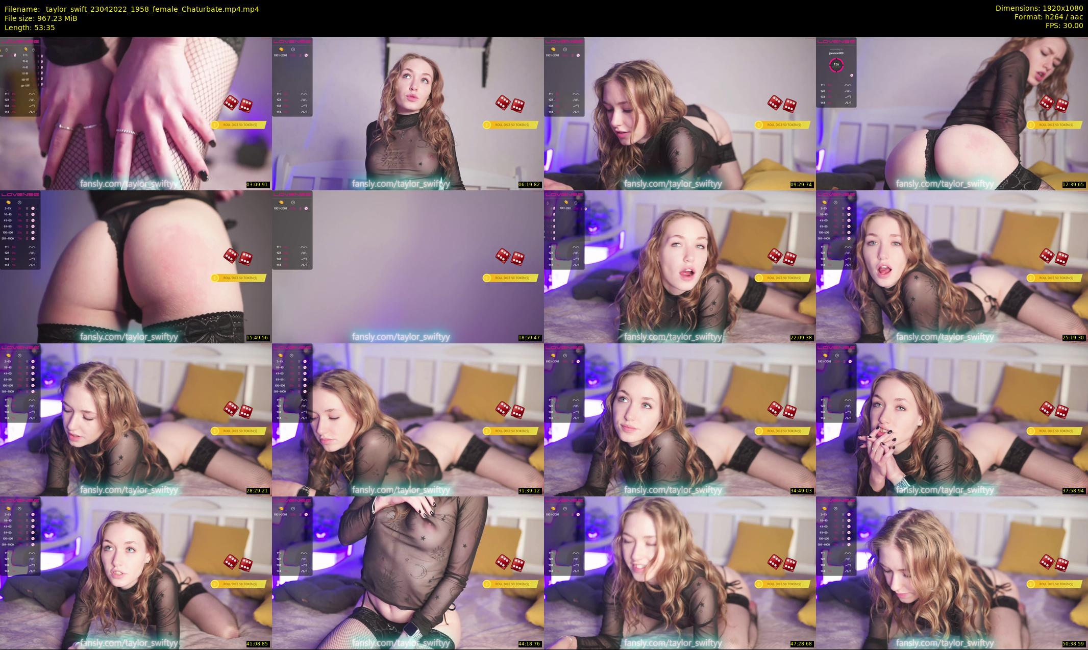 _taylor_swift — 54 minute Chaturbate female cam show recording, 1080p, Apr 23, 2022