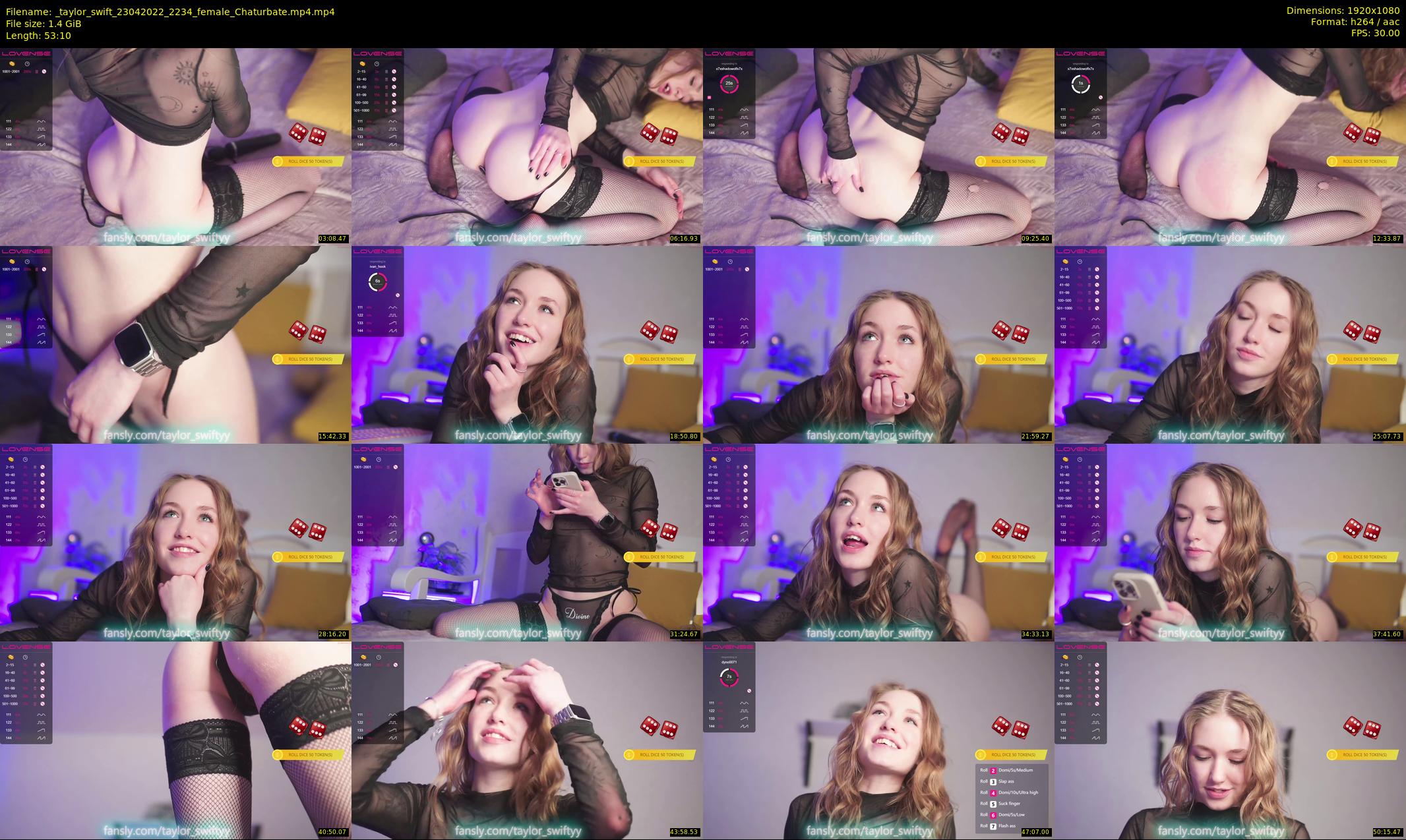 _taylor_swift — 54 minute Chaturbate female cam show recording, 1080p, Apr 23, 2022