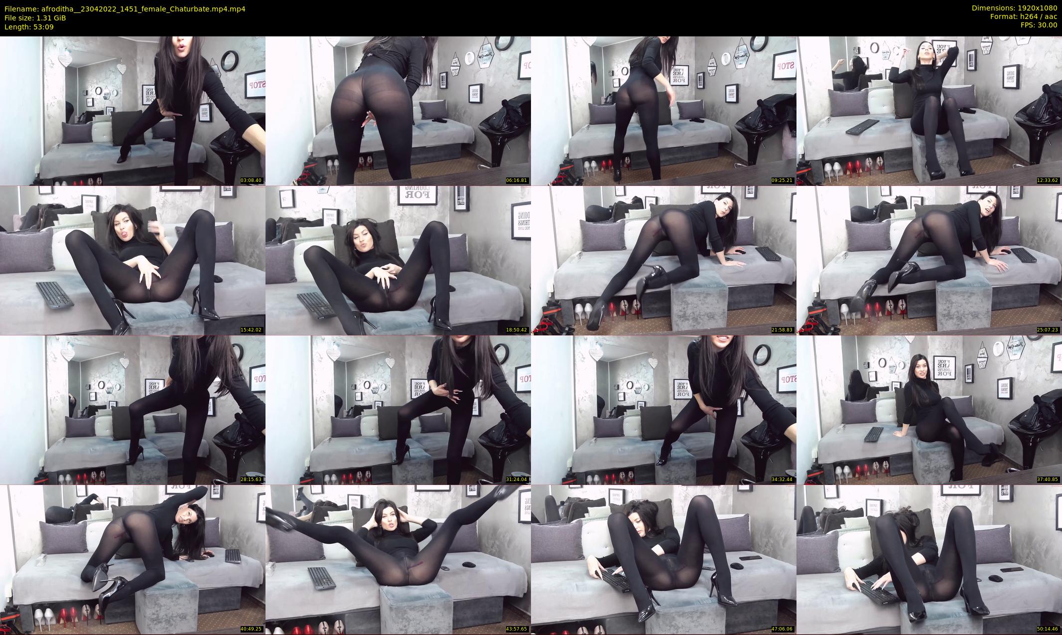afroditha_ — 54 minute Chaturbate female cam show recording, 1080p, Apr 23, 2022