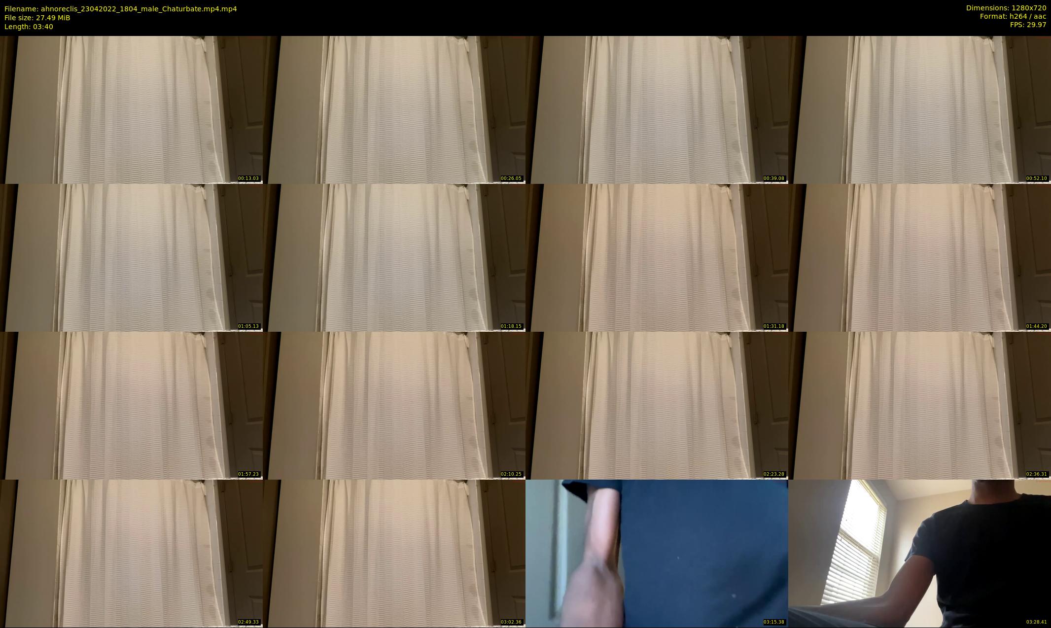 ahnoreclis — 4 minute Chaturbate male cam show recording, 720p, Apr 23, 2022