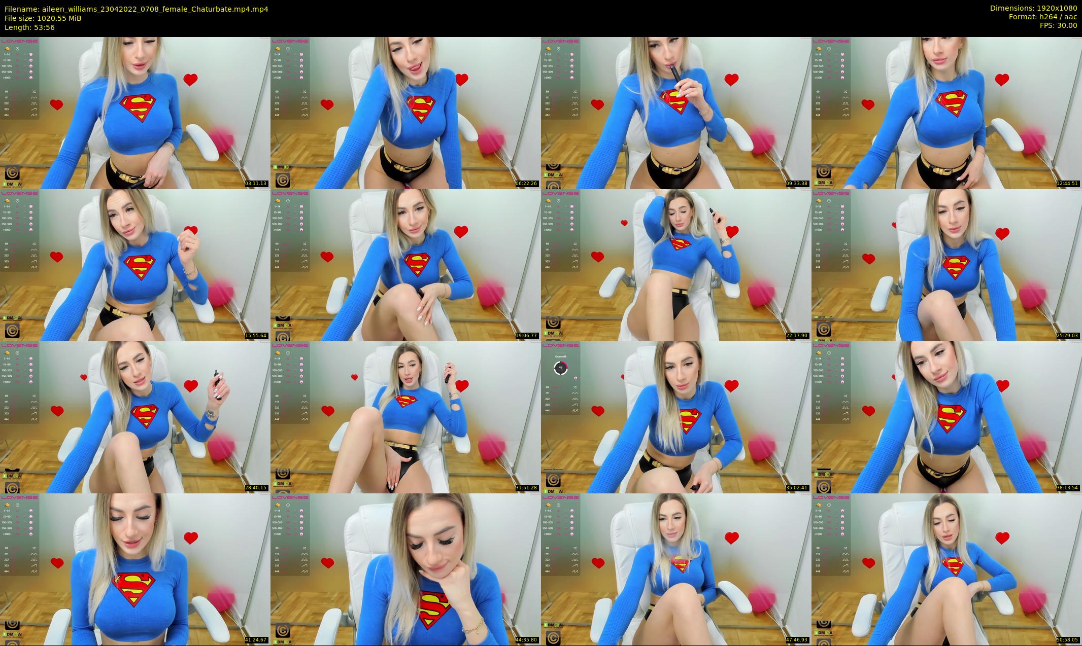 aileen_williams — 54 minute Chaturbate female cam show recording, 1080p, Apr 23, 2022