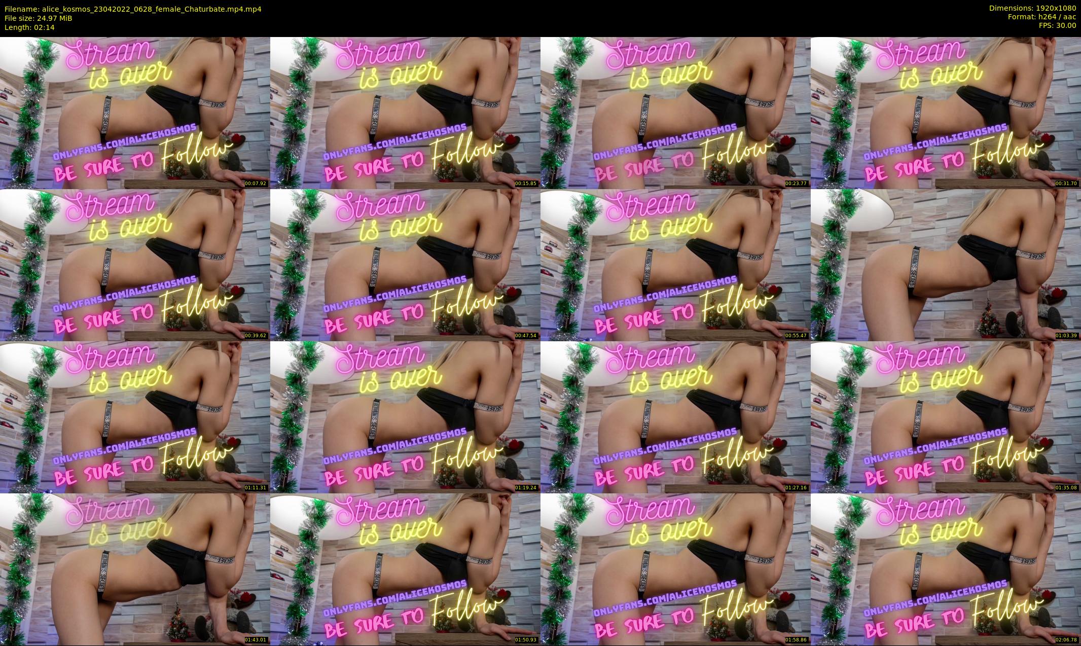 alice_kosmos — 3 minute Chaturbate female cam show recording, 1080p, Apr 23, 2022