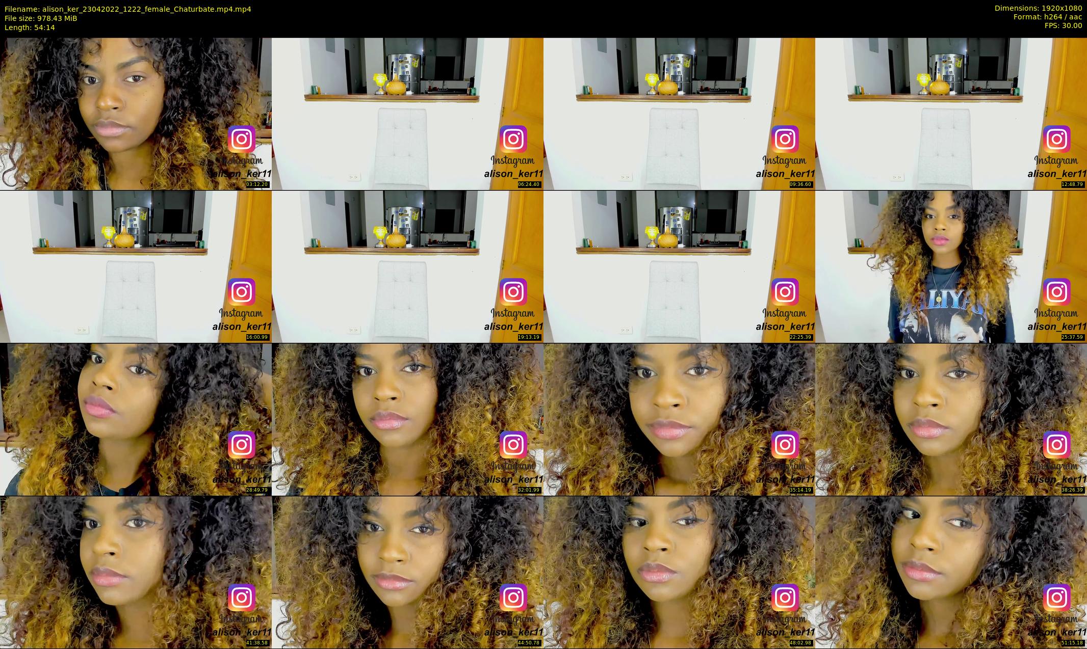 alison_ker — 55 minute Chaturbate female cam show recording, 1080p, Apr 23, 2022