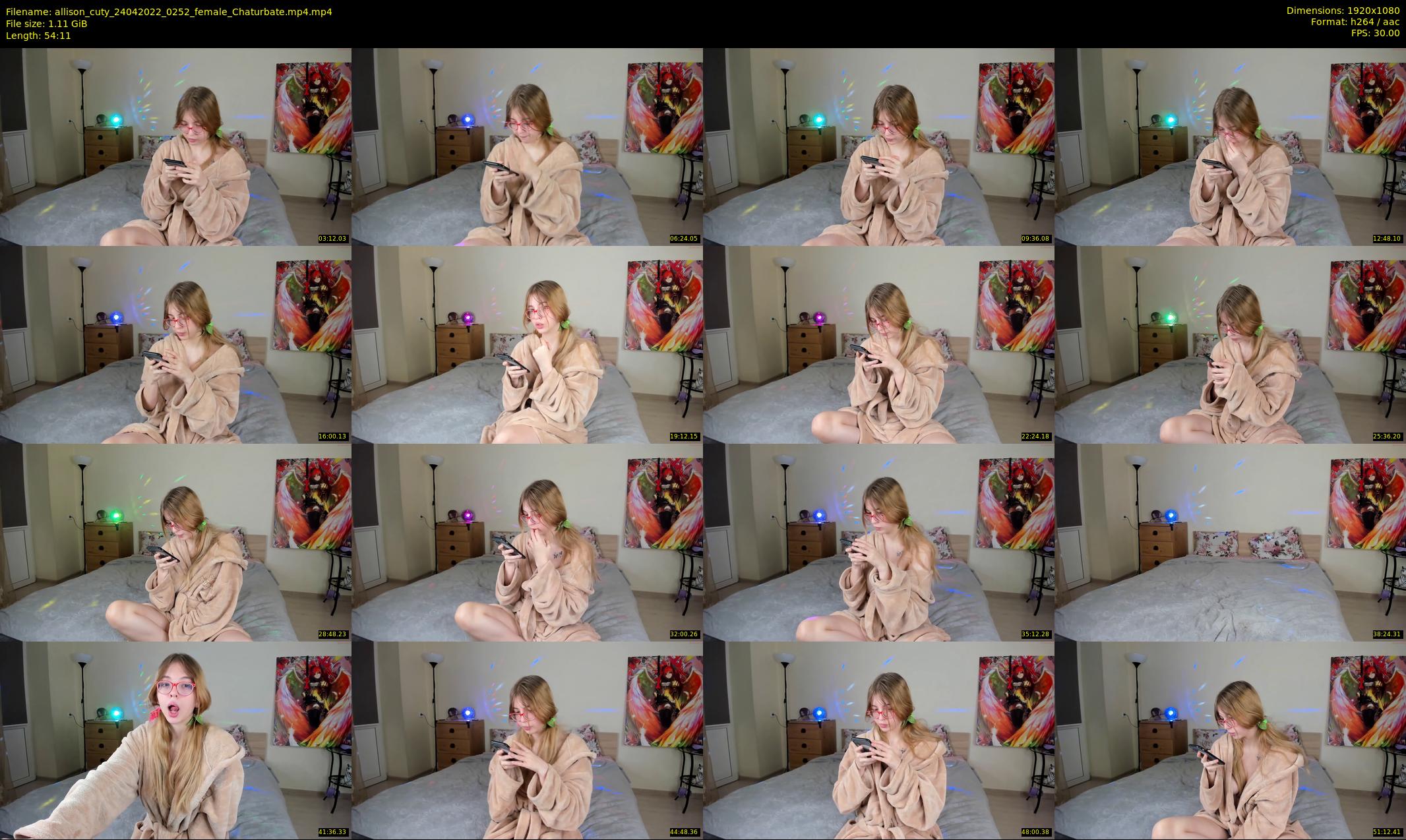 allison_cuty — 55 minute Chaturbate female cam show recording, 1080p, Apr 24, 2022
