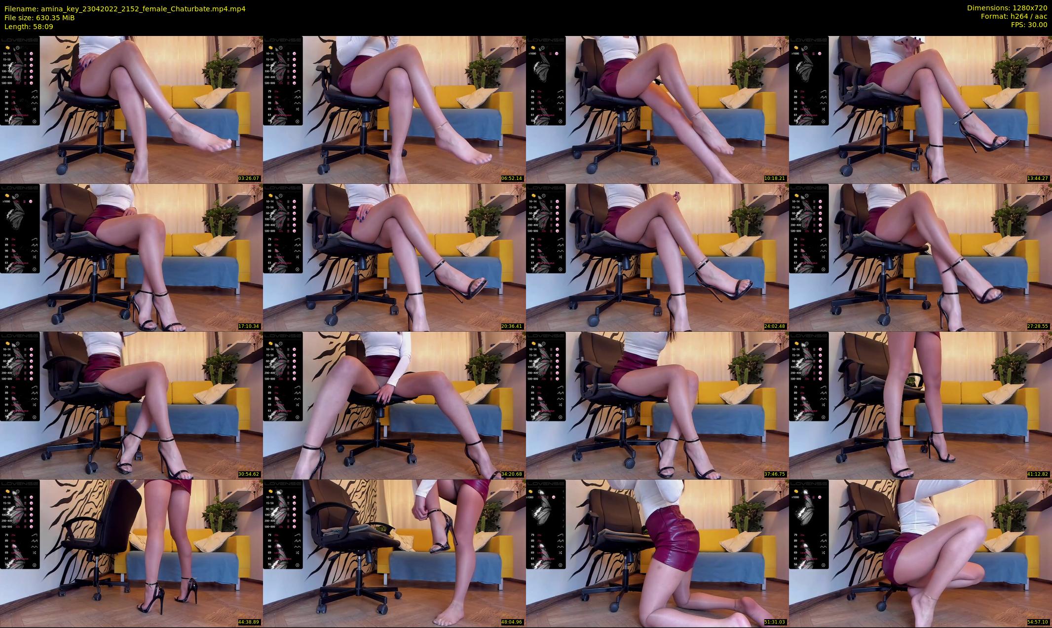 amina_key — 59 minute Chaturbate female cam show recording, 720p, Apr 23, 2022
