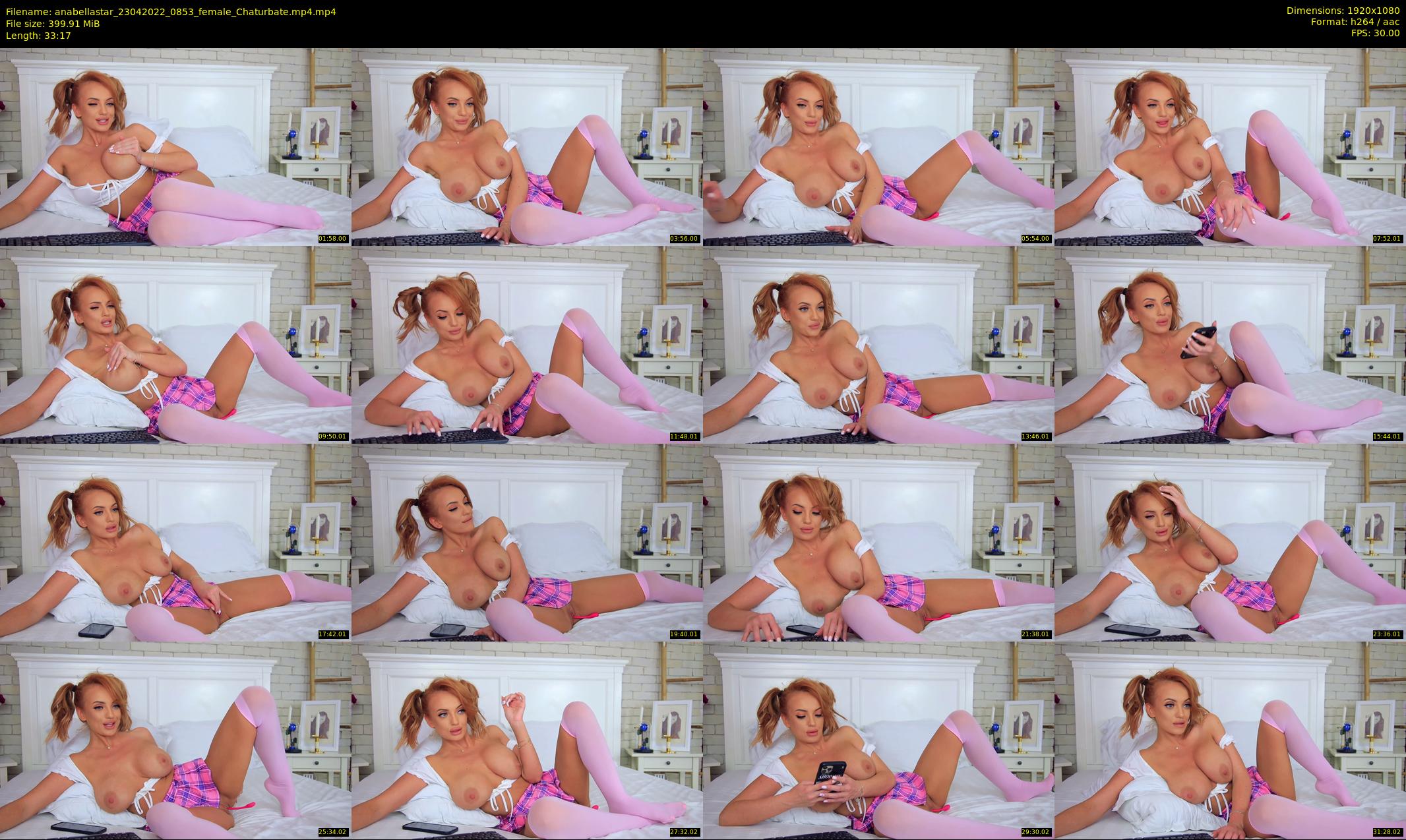 anabellastar — 34 minute Chaturbate female cam show recording, 1080p, Apr 23, 2022