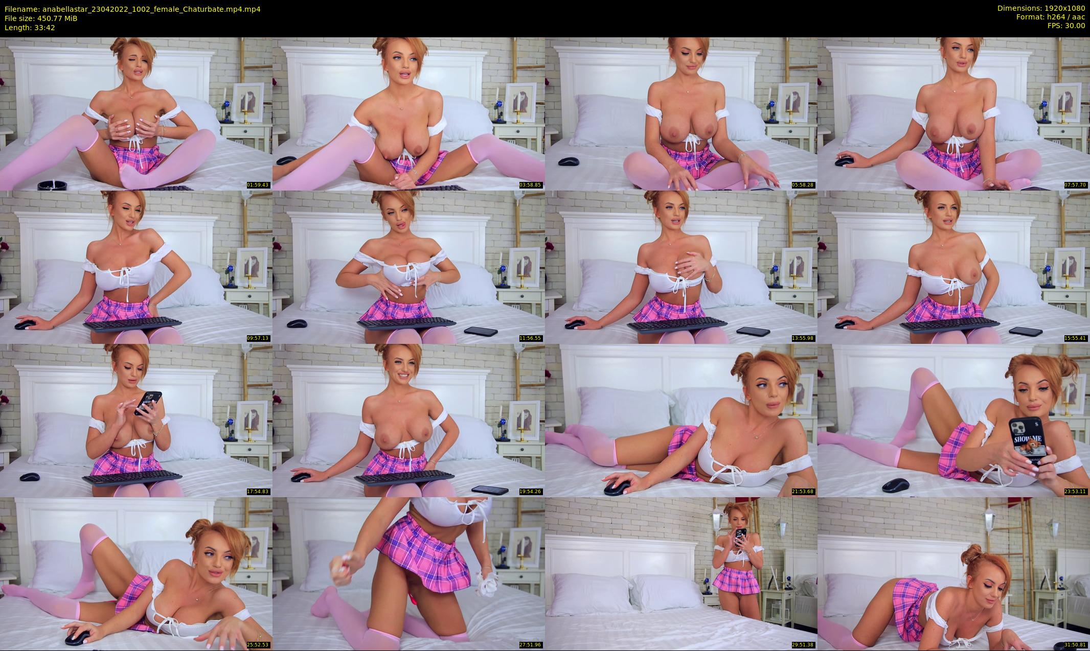 anabellastar — 34 minute Chaturbate female cam show recording, 1080p, Apr 23, 2022