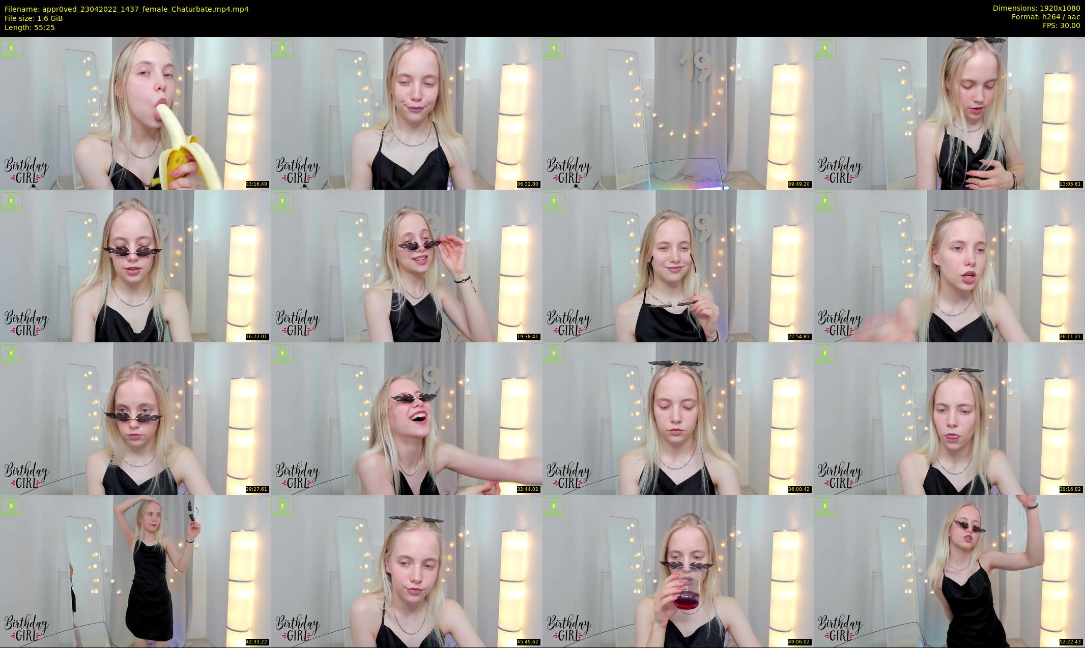 appr0ved — 56 minute Chaturbate female cam show recording, 1080p, Apr 23, 2022