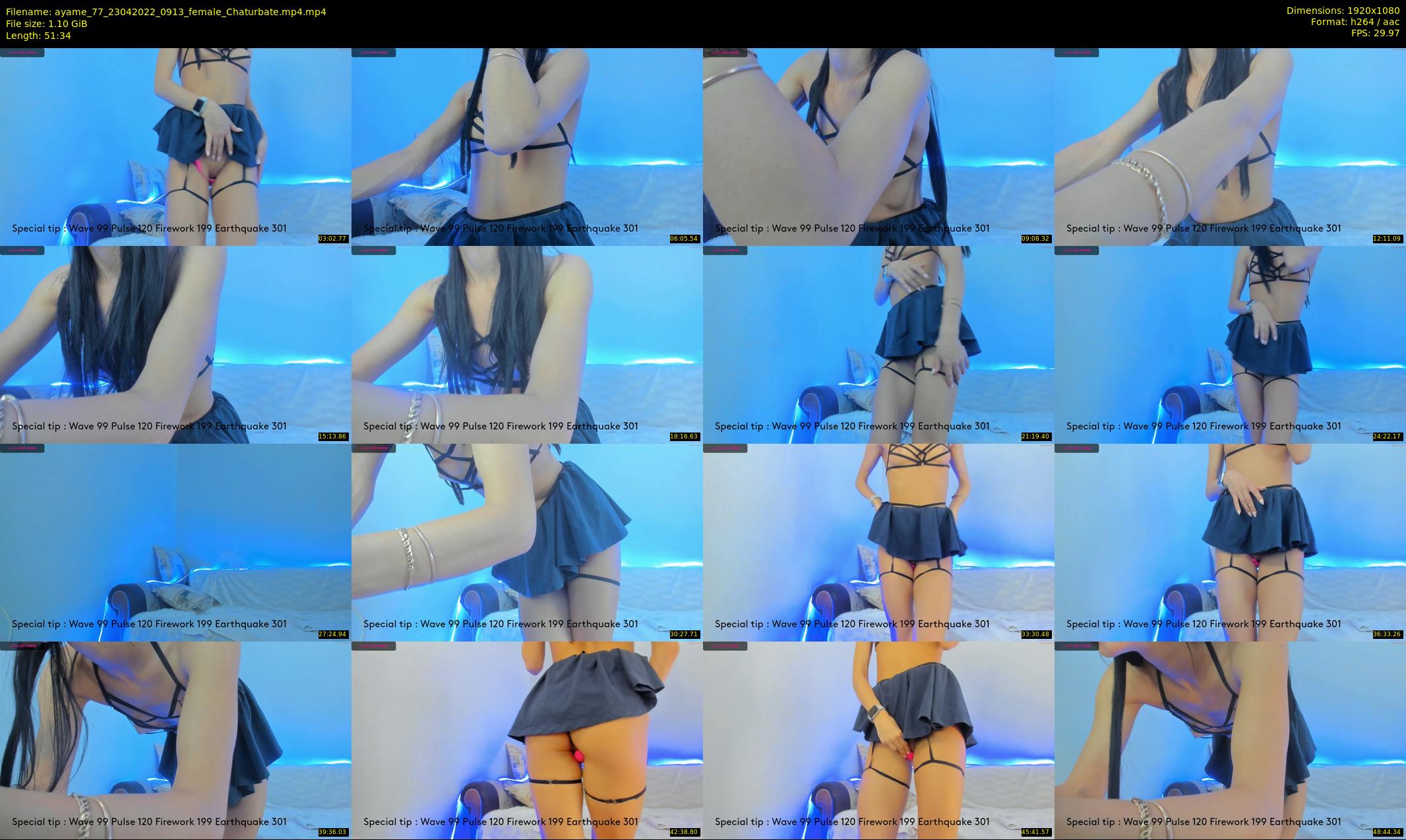 ayame_77 — 52 minute Chaturbate female cam show recording, 1080p, Apr 23, 2022