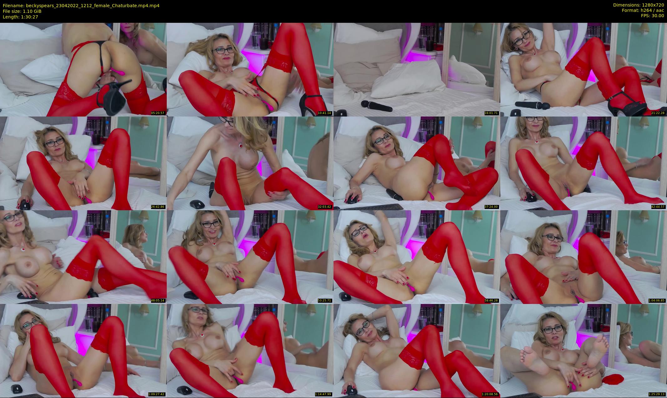 beckyspears — 91 minute Chaturbate female cam show recording, 720p, Apr 23, 2022
