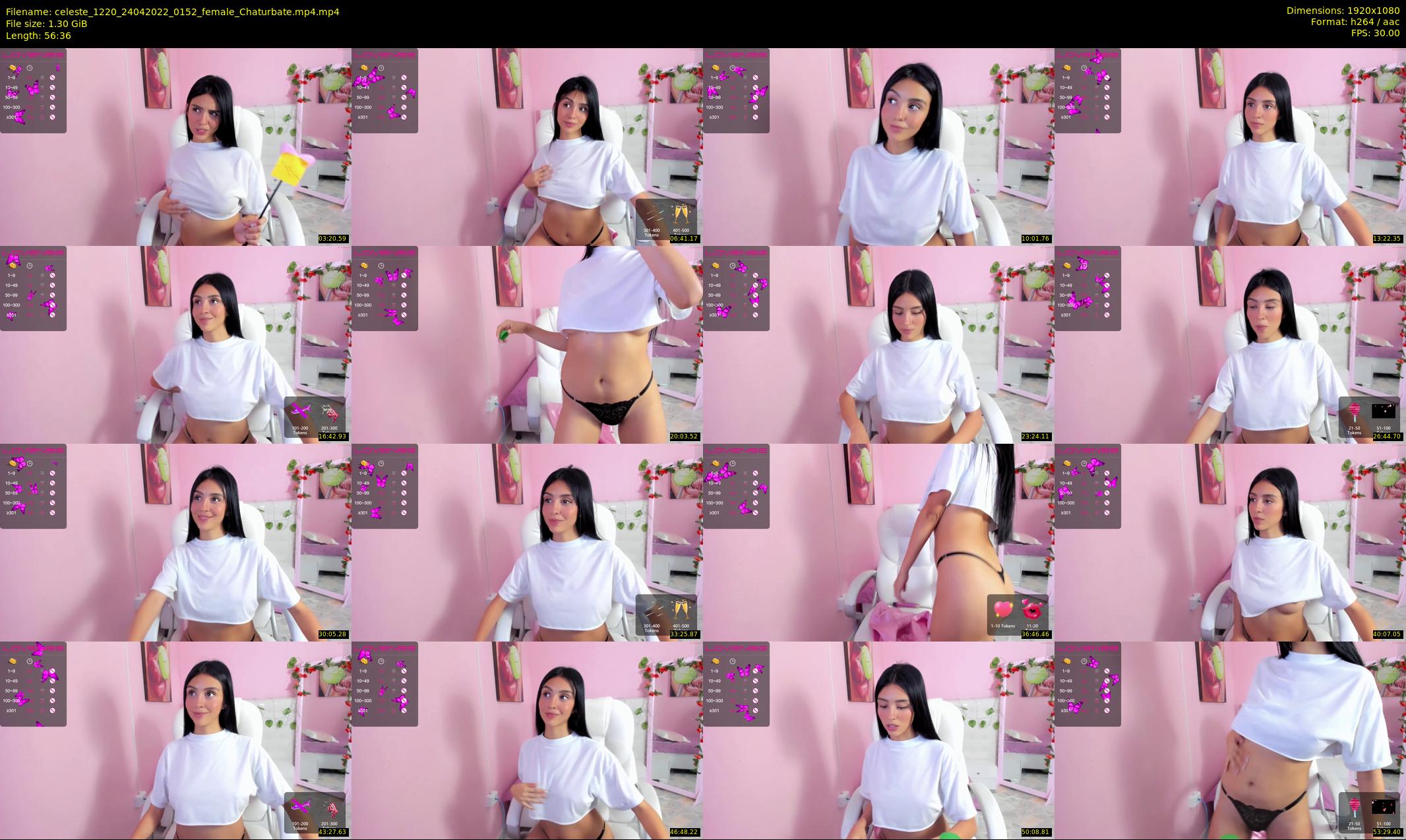 celeste_1220 — 57 minute Chaturbate female cam show recording, 1080p, Apr 24, 2022