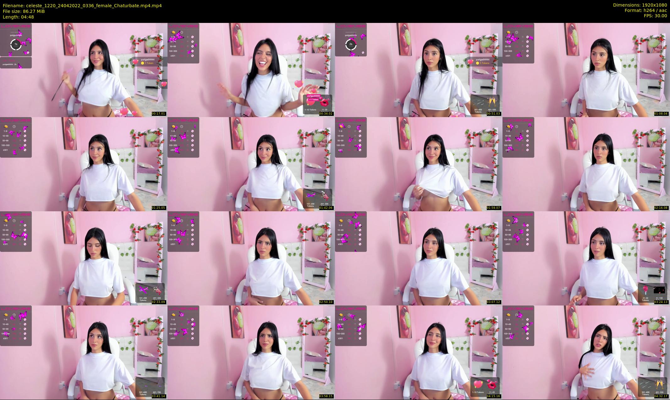 celeste_1220 — 5 minute Chaturbate female cam show recording, 1080p, Apr 24, 2022