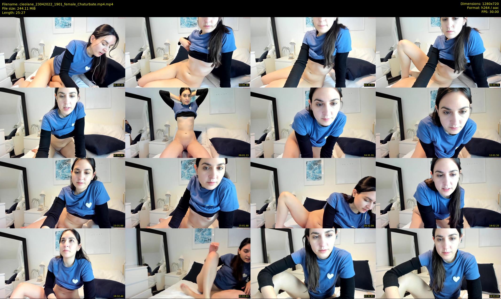 cleolane — 26 minute Chaturbate female cam show recording, 720p, Apr 23, 2022