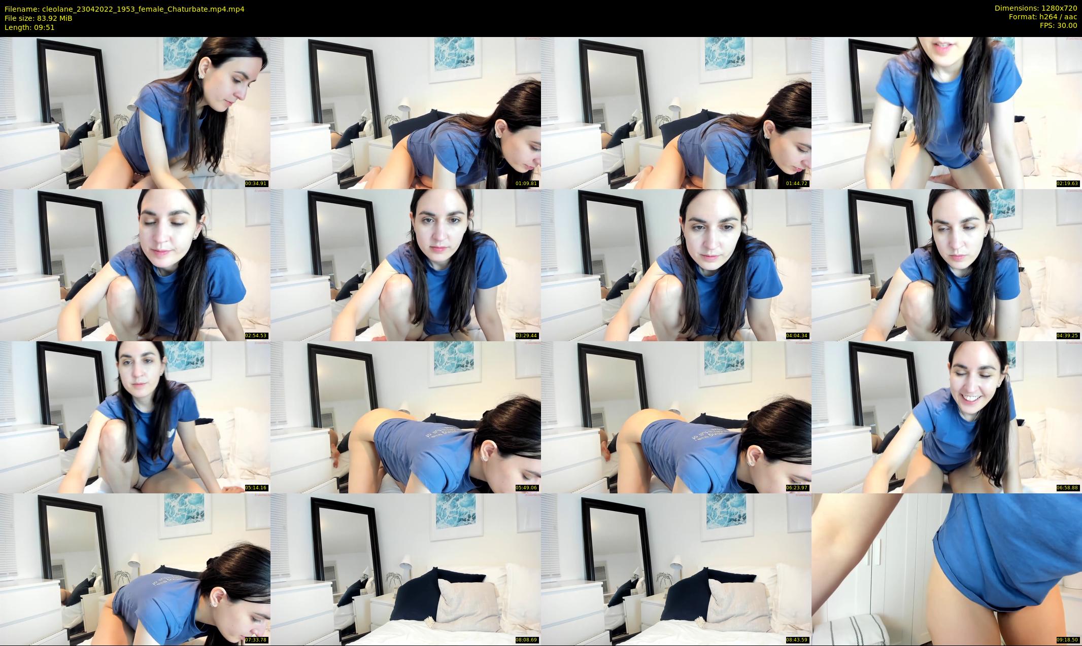 cleolane — 10 minute Chaturbate female cam show recording, 720p, Apr 23, 2022